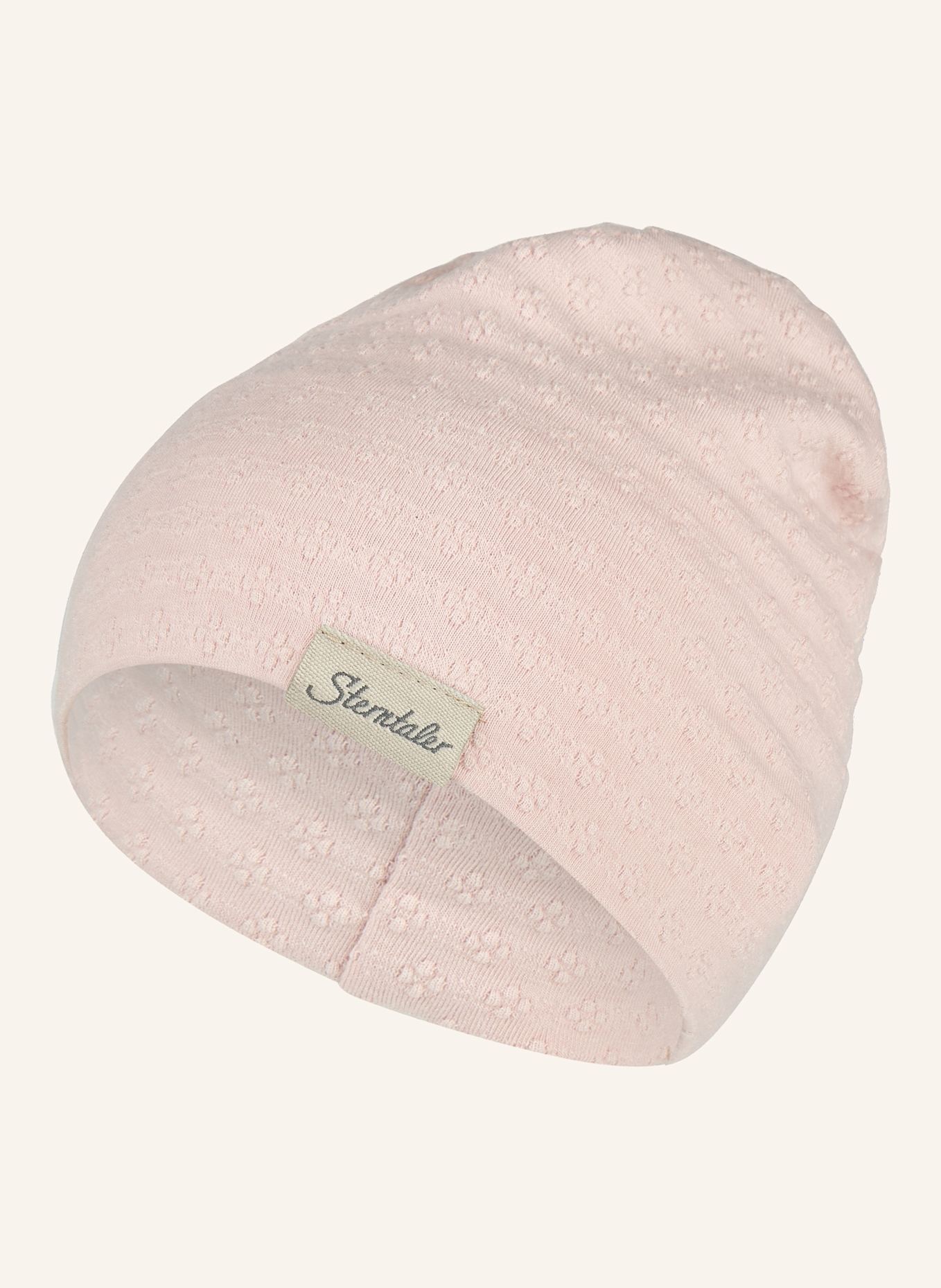 Sterntaler Beanie strukturiert: HELLROSA