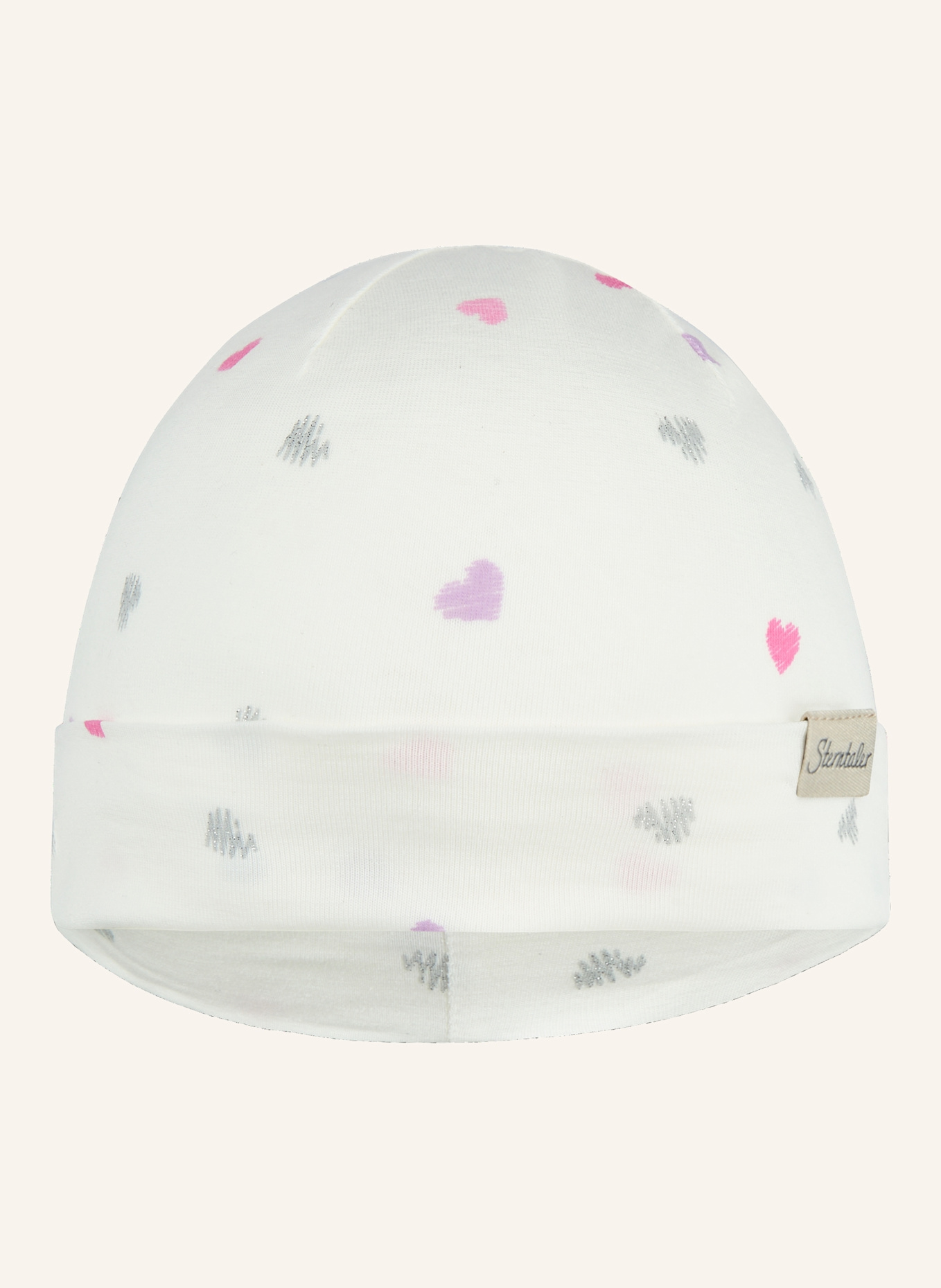 Sterntaler Beanie Herzchen: WEISS