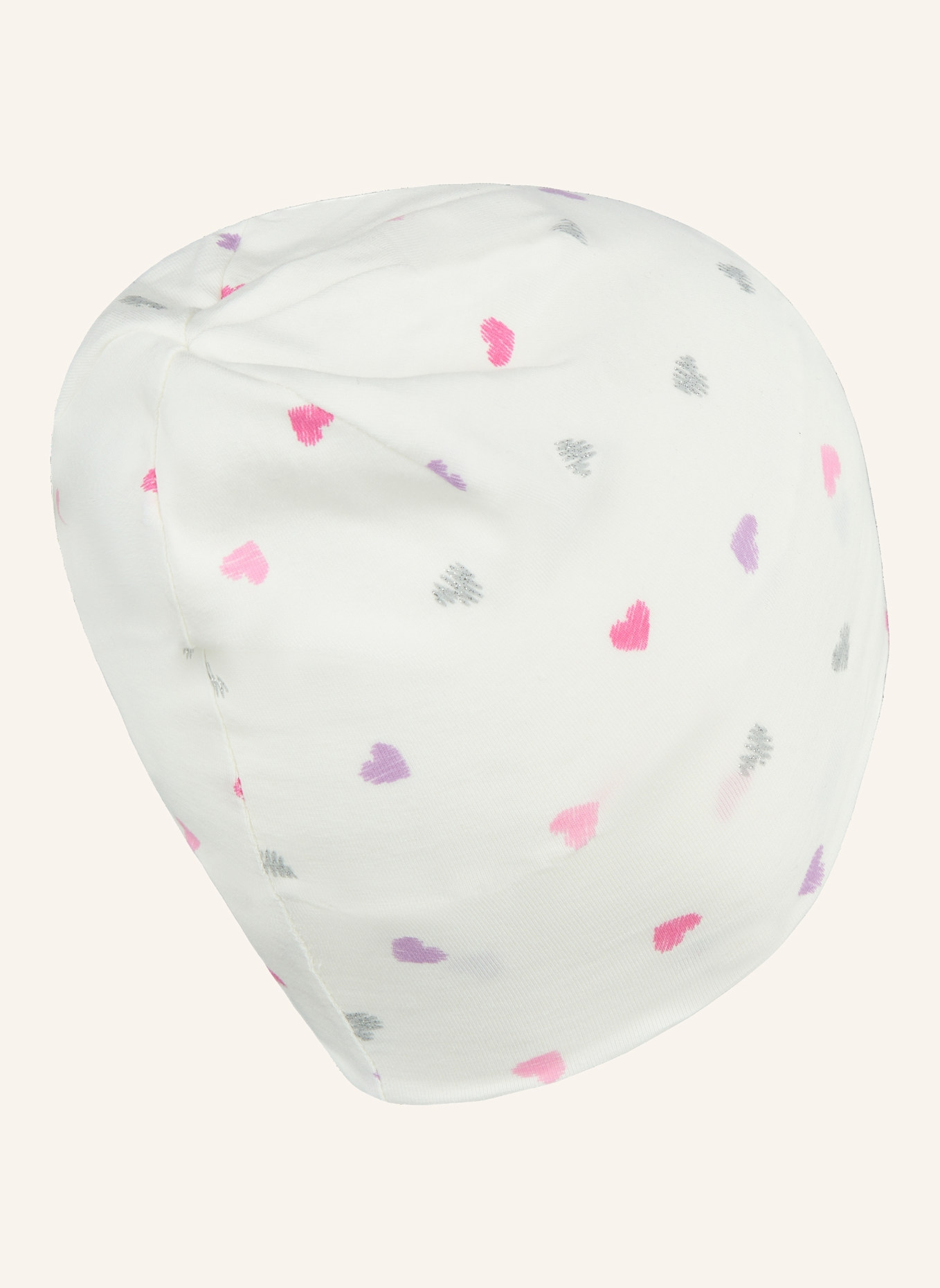 Sterntaler Beanie Herzchen: WEISS