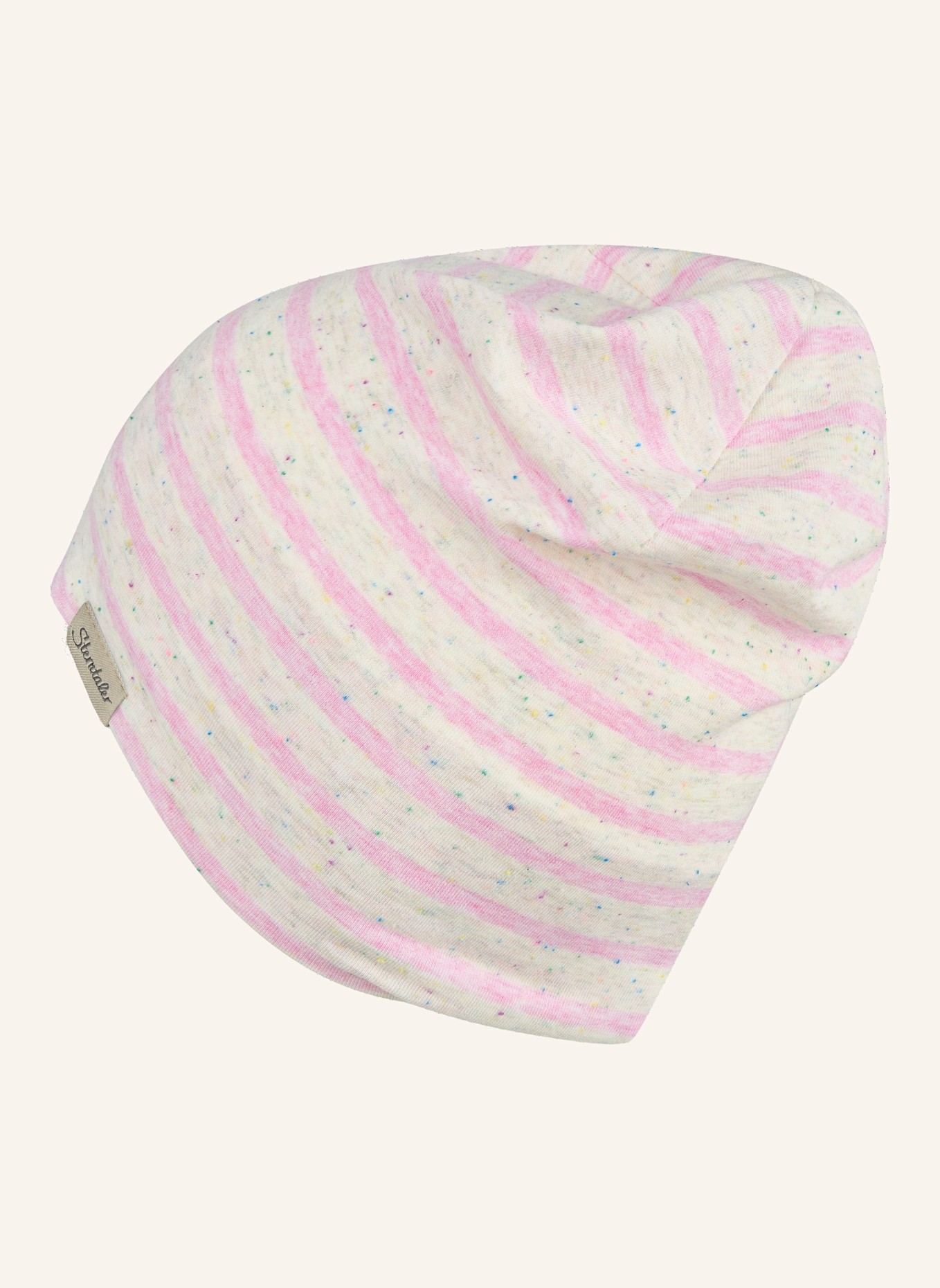 Sterntaler Beanie Streifen: ROSA