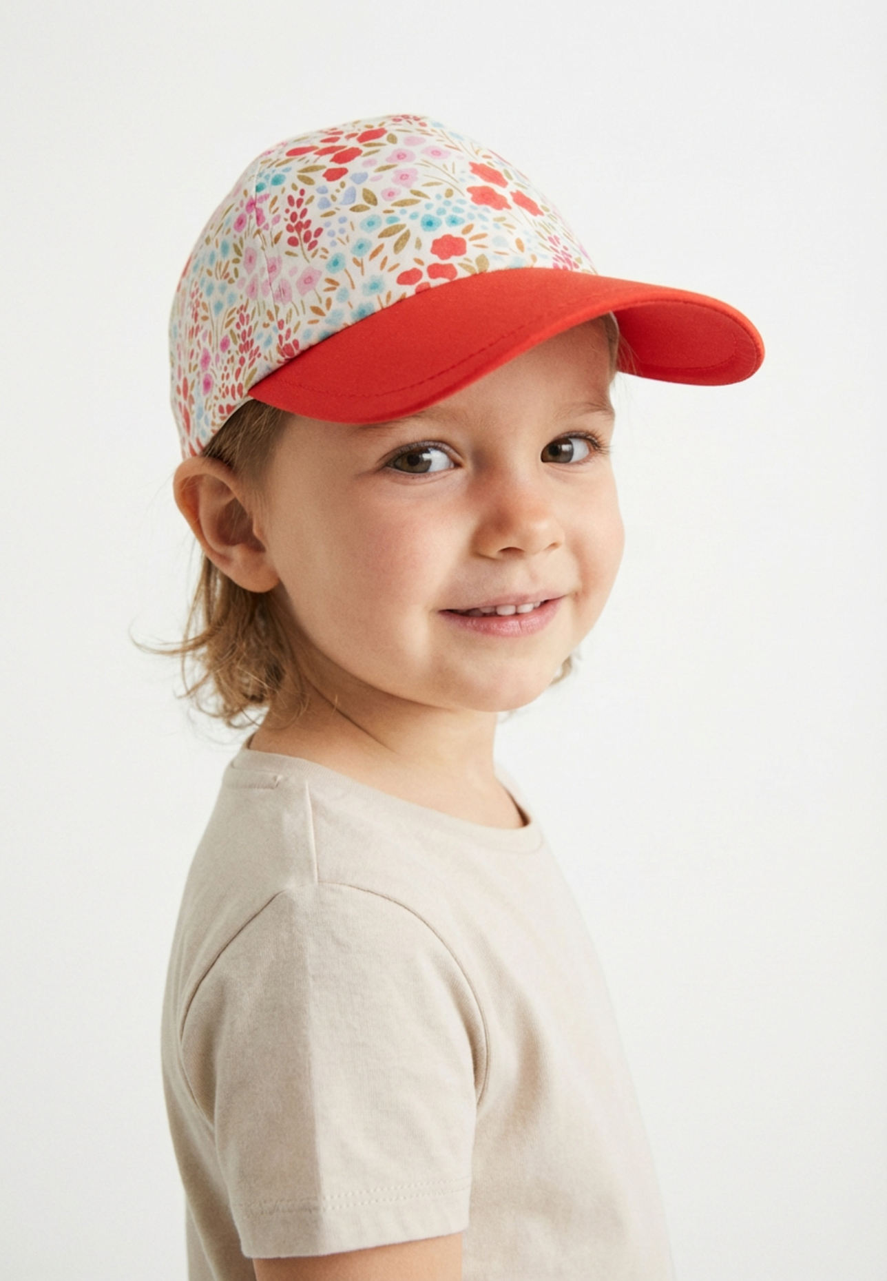 Sterntaler Basecap geblümt: ROT