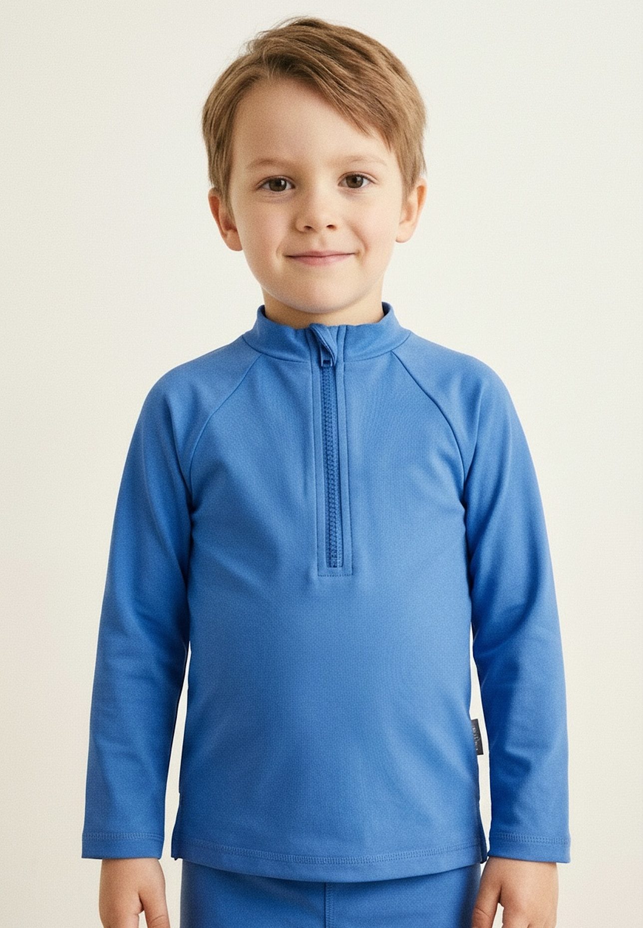 Sterntaler Badeshirt langarm uni: BLAU