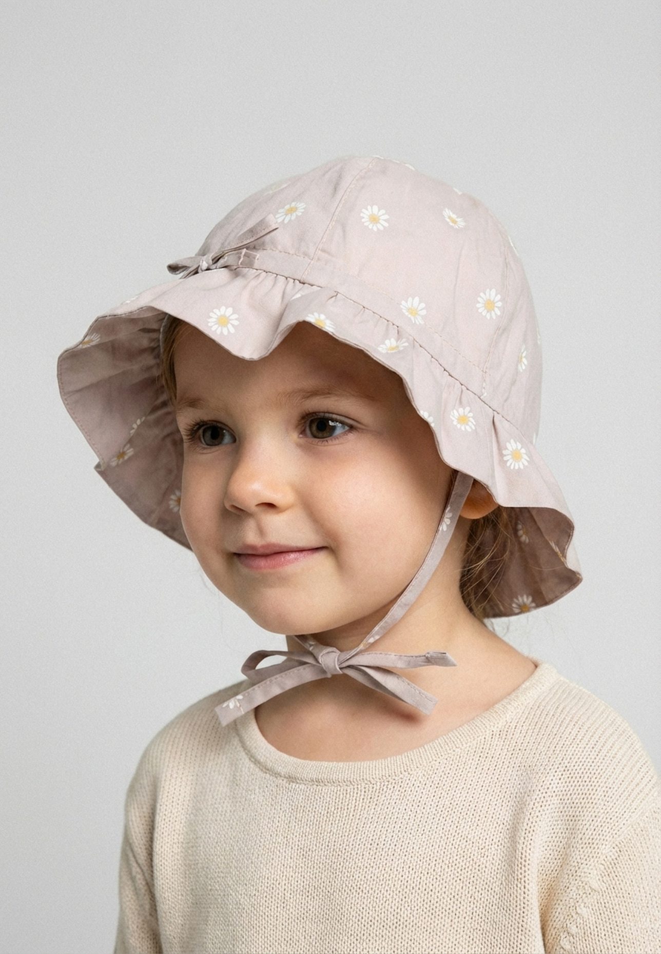 Sterntaler Hut Gänseblümchen: HELLGRAU