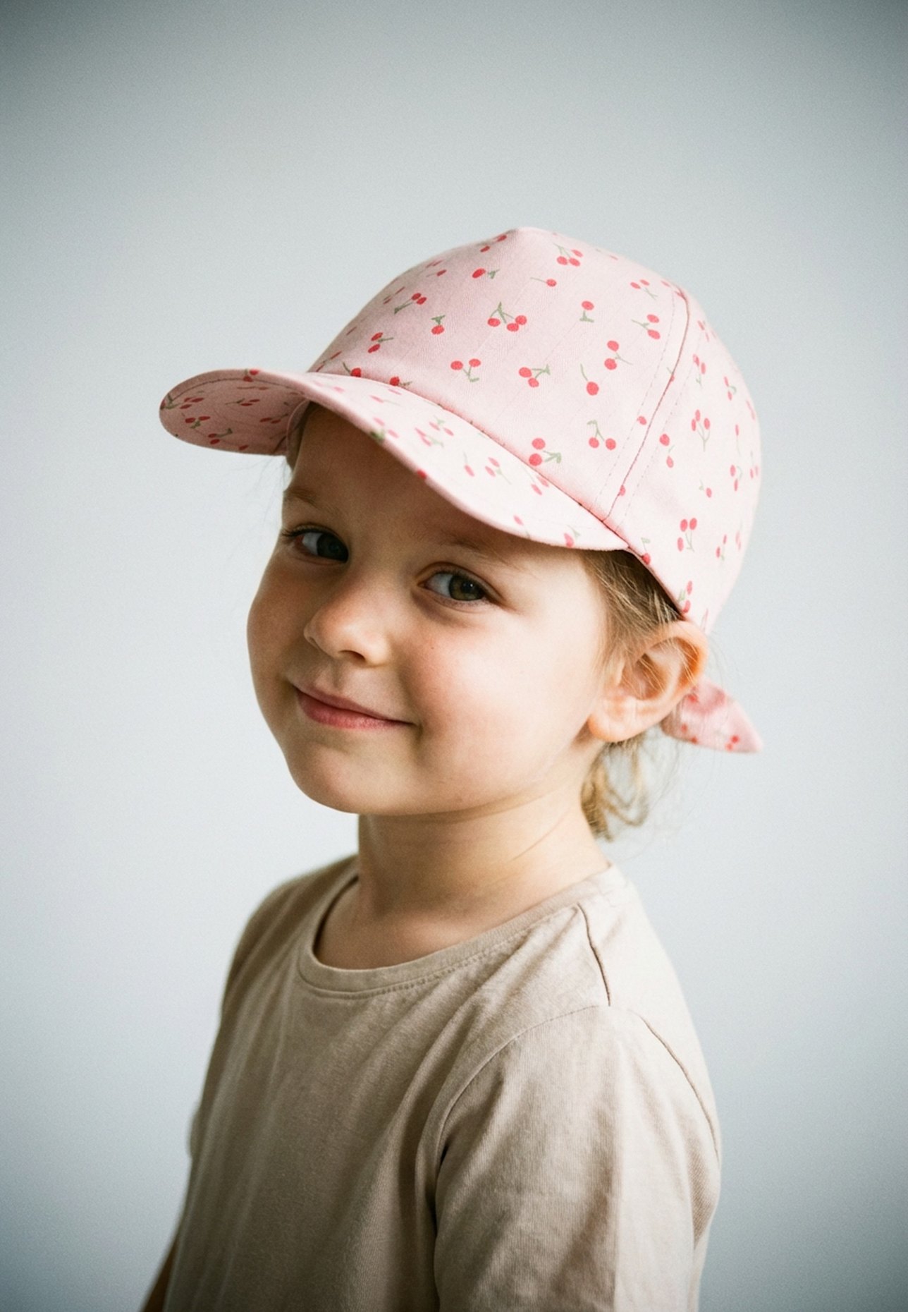 Sterntaler Basecap Kirschen: HELLROSA