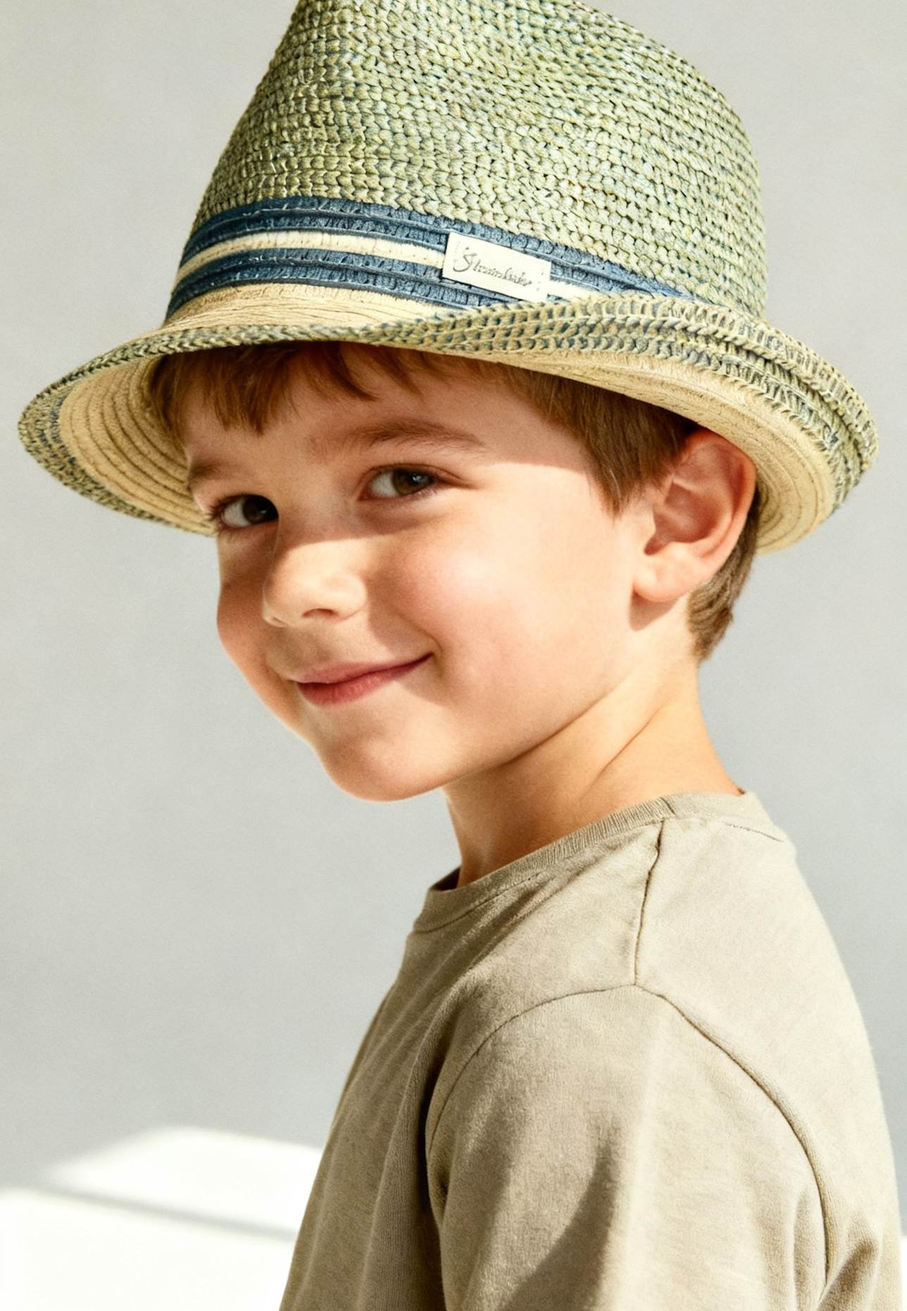 Sterntaler Strohhut meliert: BLAU