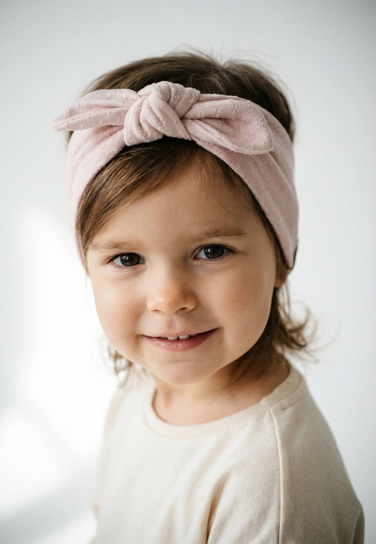 Sterntaler Stirnband Schleife: HELLROSA