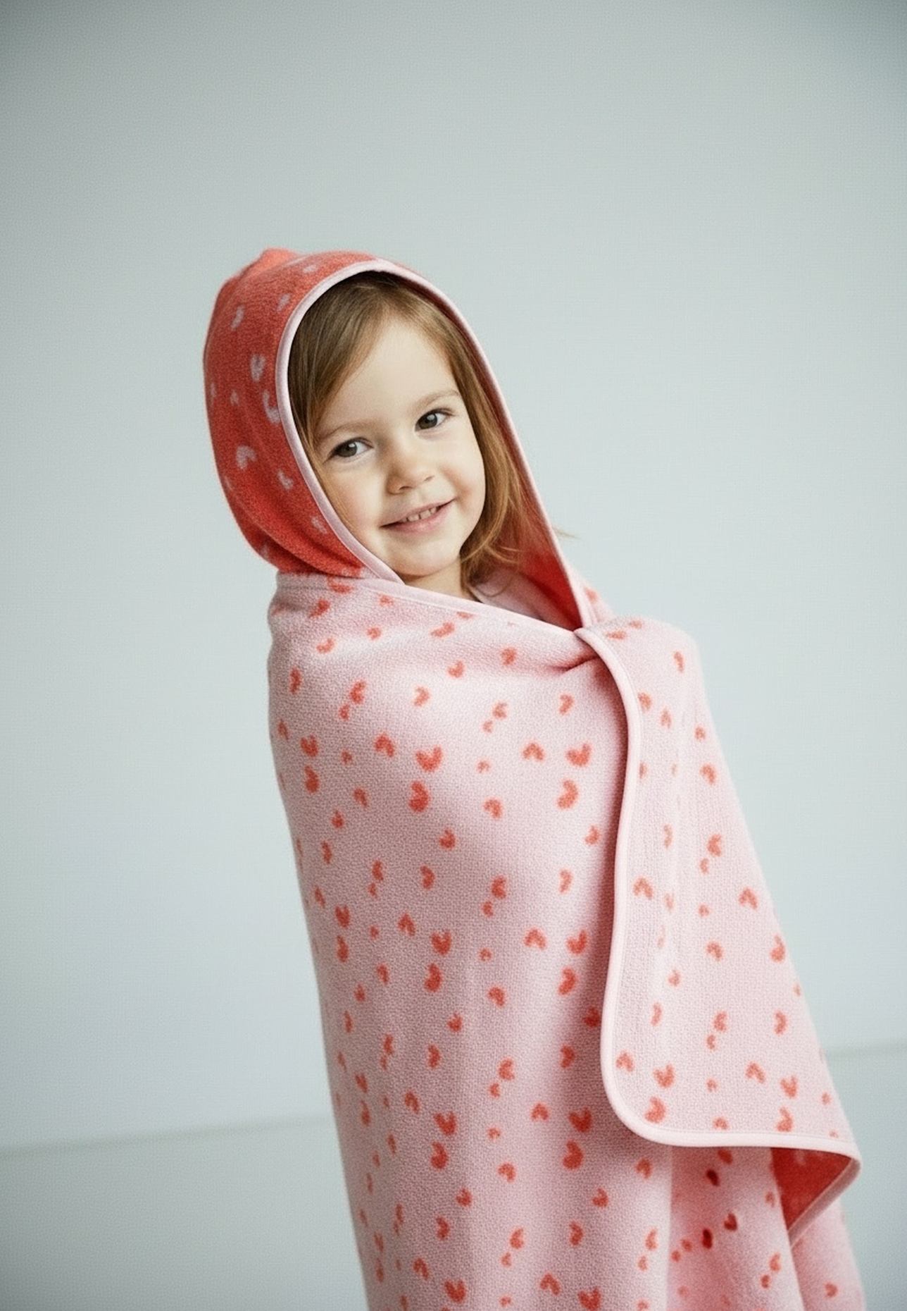 Sterntaler Kapuzenbadetuch 100x100 cm BÄR Betty: ROSA