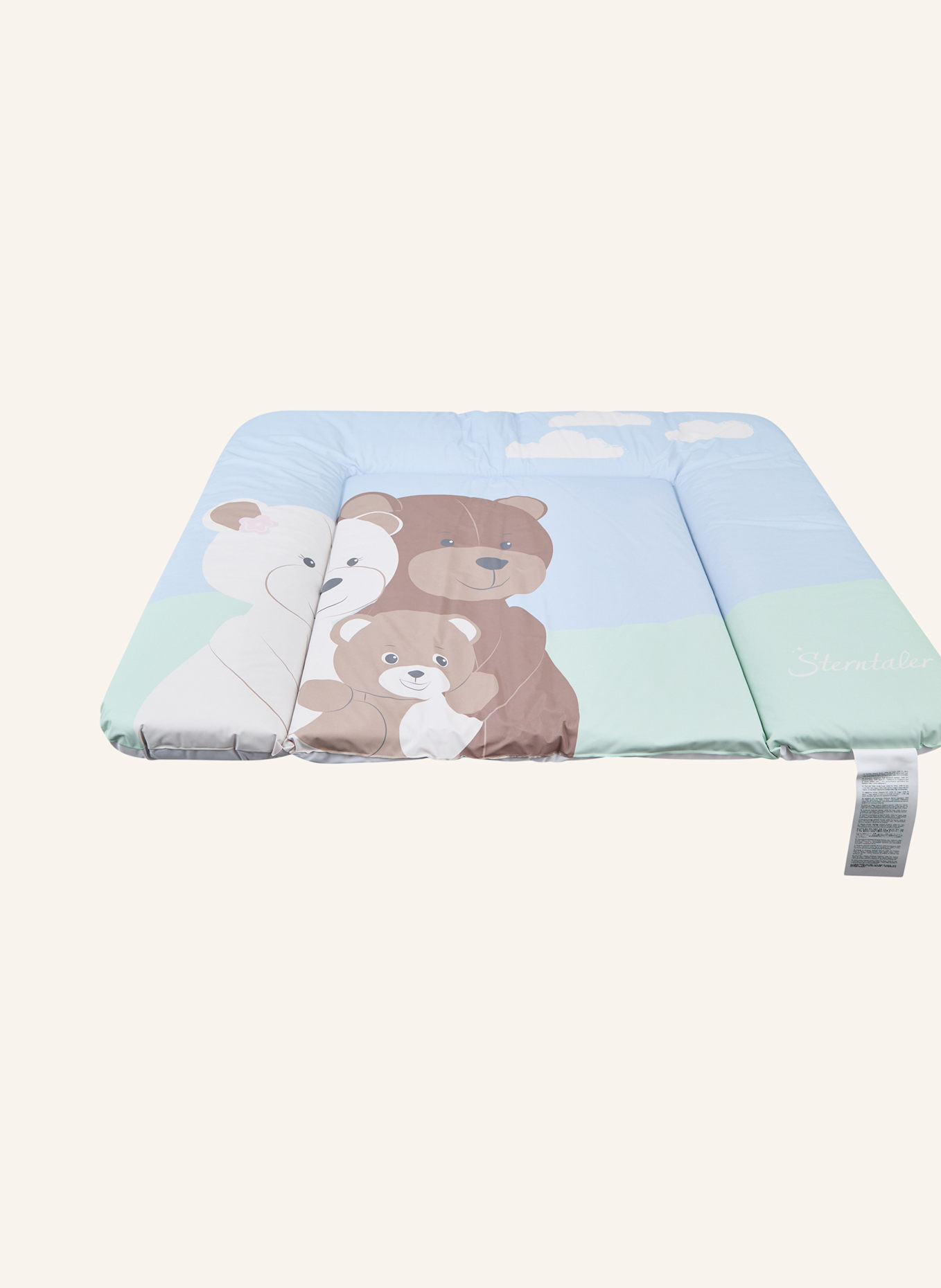 Sterntaler Wickelauflage FAMILIE Bär: HELLBLAU