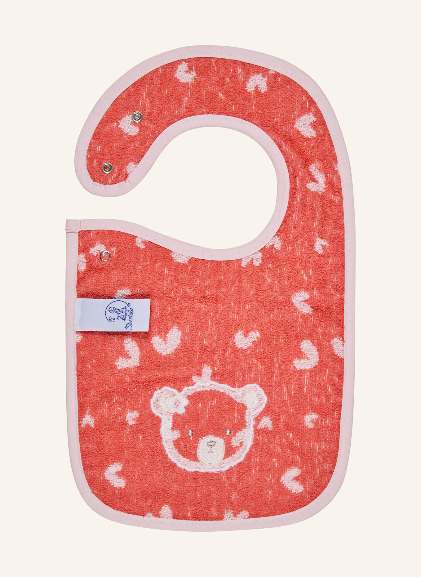 Sterntaler Lätzchen Druckknopf BÄR Betty: ROSA