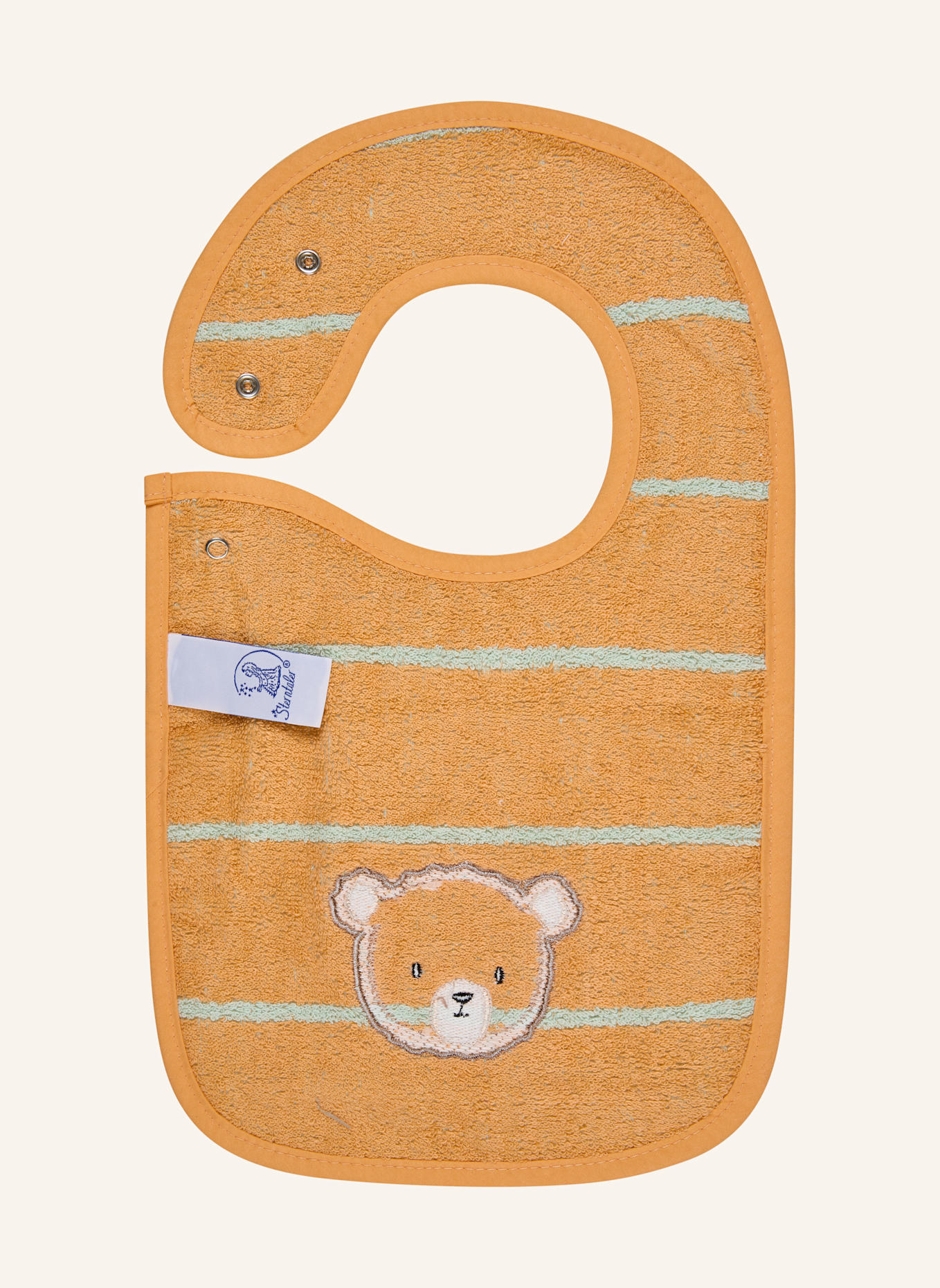 Sterntaler Lätzchen Druckknopf BÄR Bo: HELLGRÜN