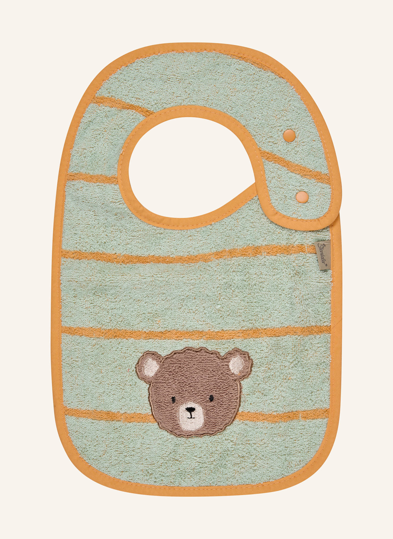 Sterntaler Lätzchen Druckknopf BÄR Bo: HELLGRÜN