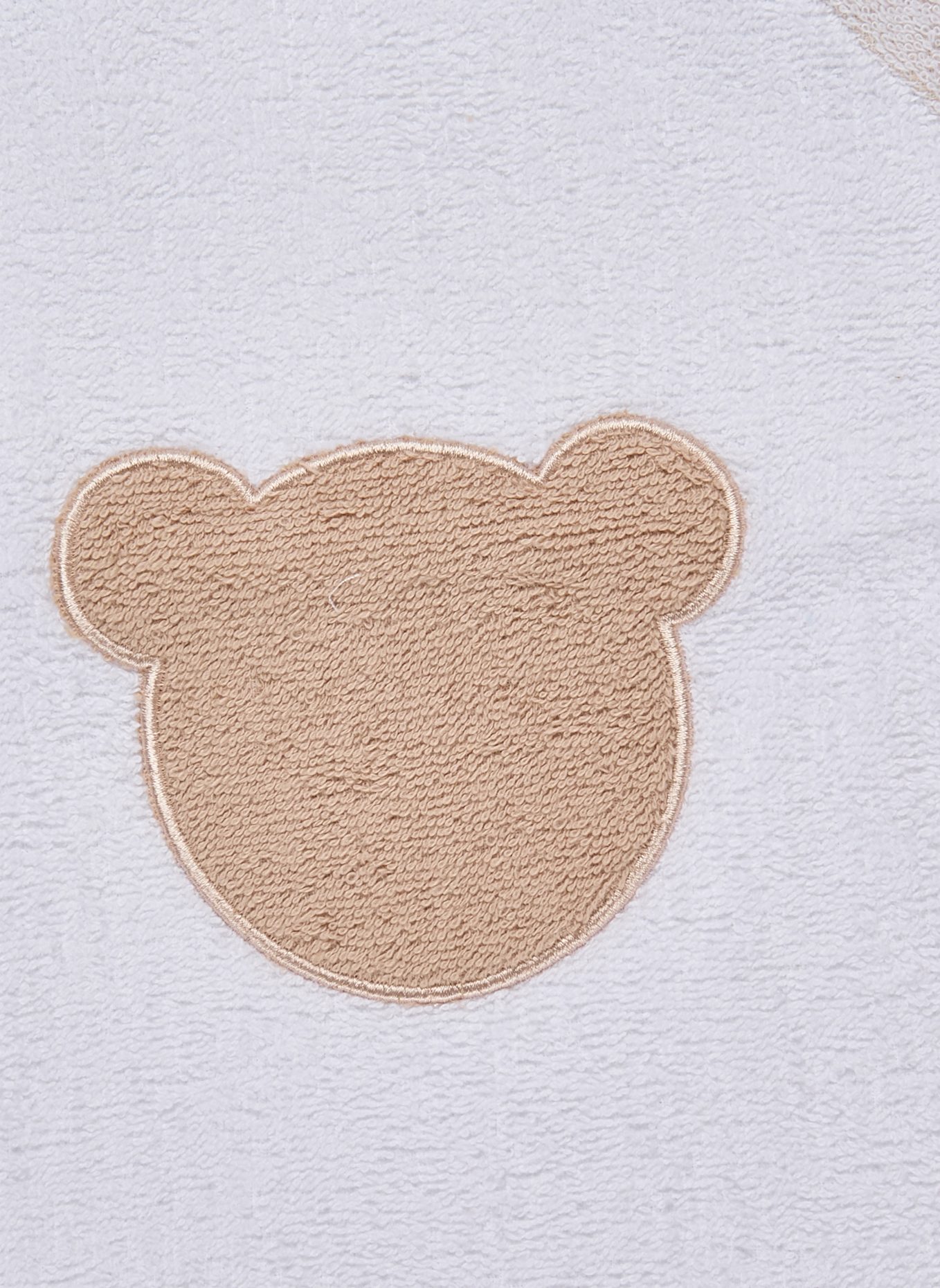 Sterntaler Ärmellätzchen BÄR Bo: WEISS