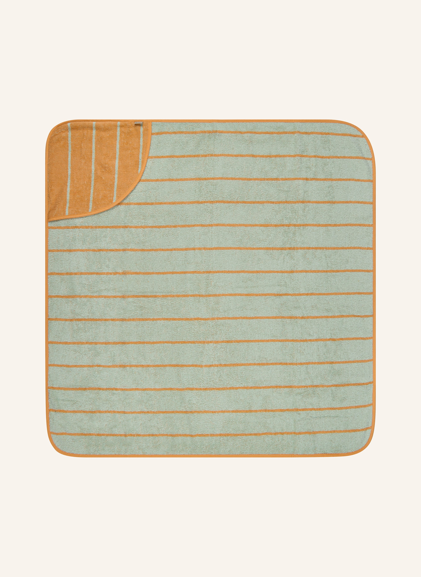 Sterntaler Kapuzenbadetuch 100x100 cm BÄR Bo: HELLGRÜN