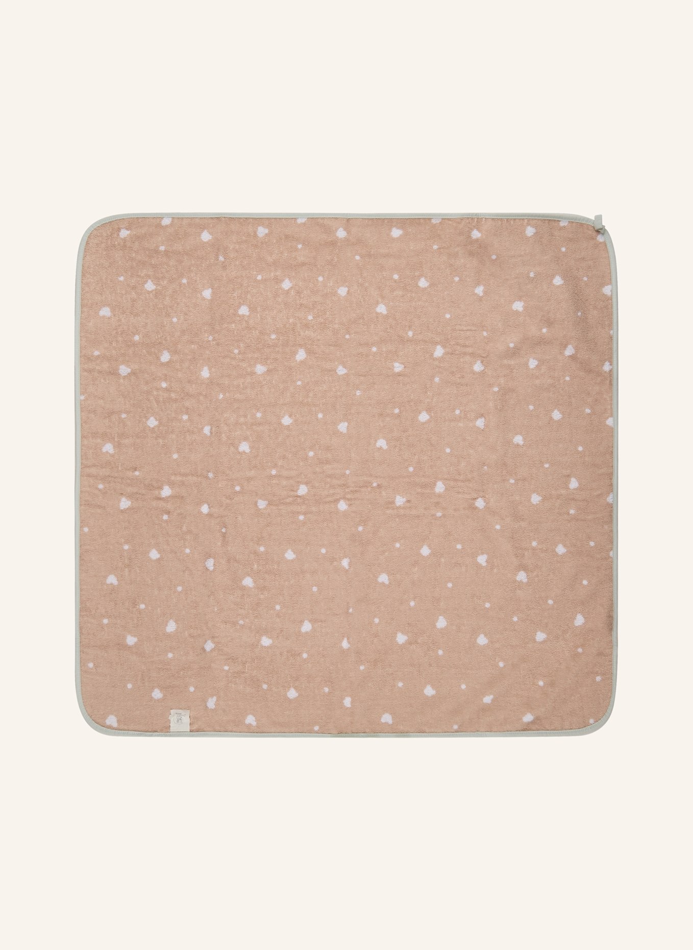 Sterntaler Kapuzenbadetuch 100x100 cm BÄR Bo: WEISS