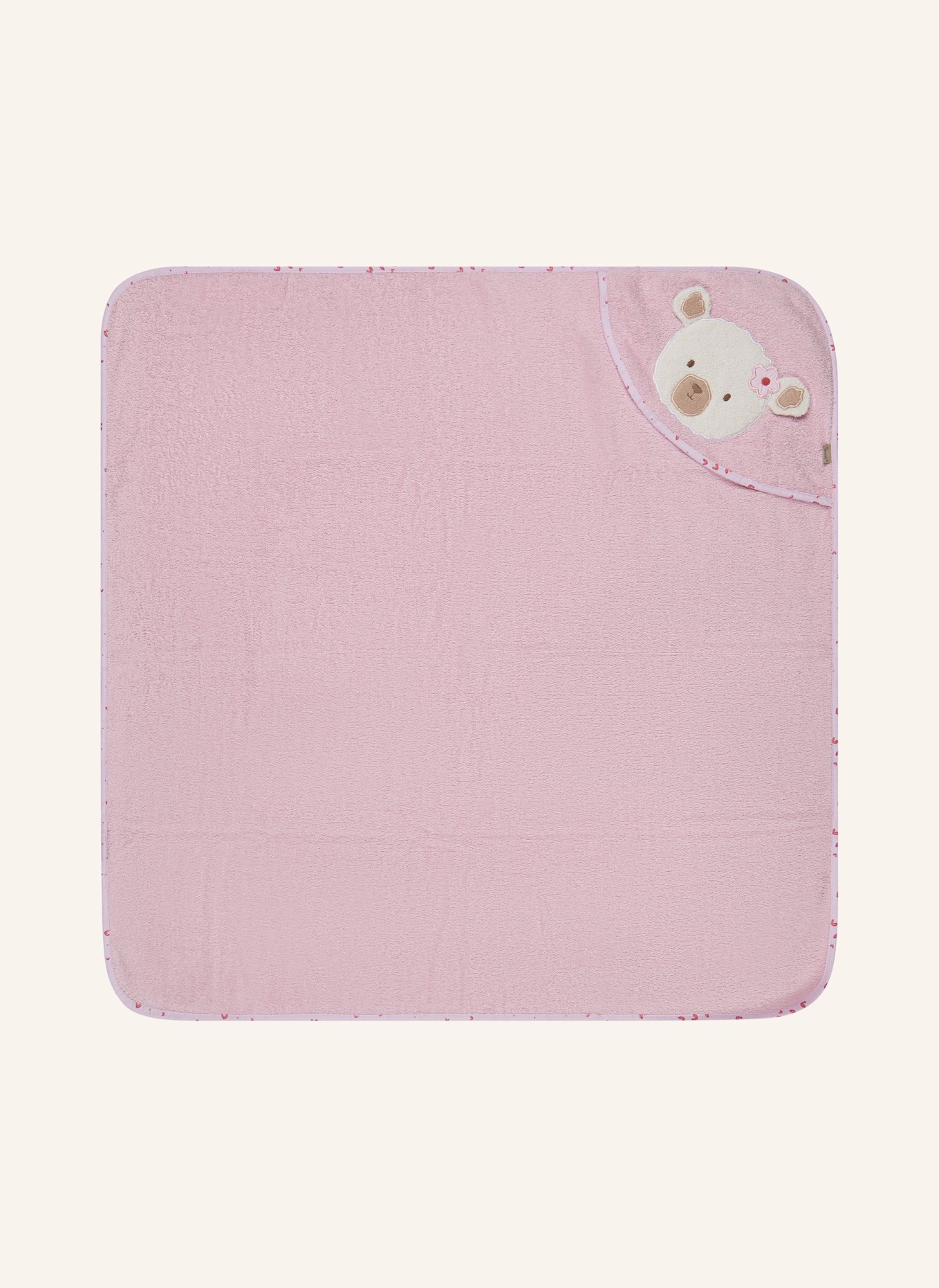 Sterntaler Motiv-Kapuzenbadetuch BÄR Betty: ROSA