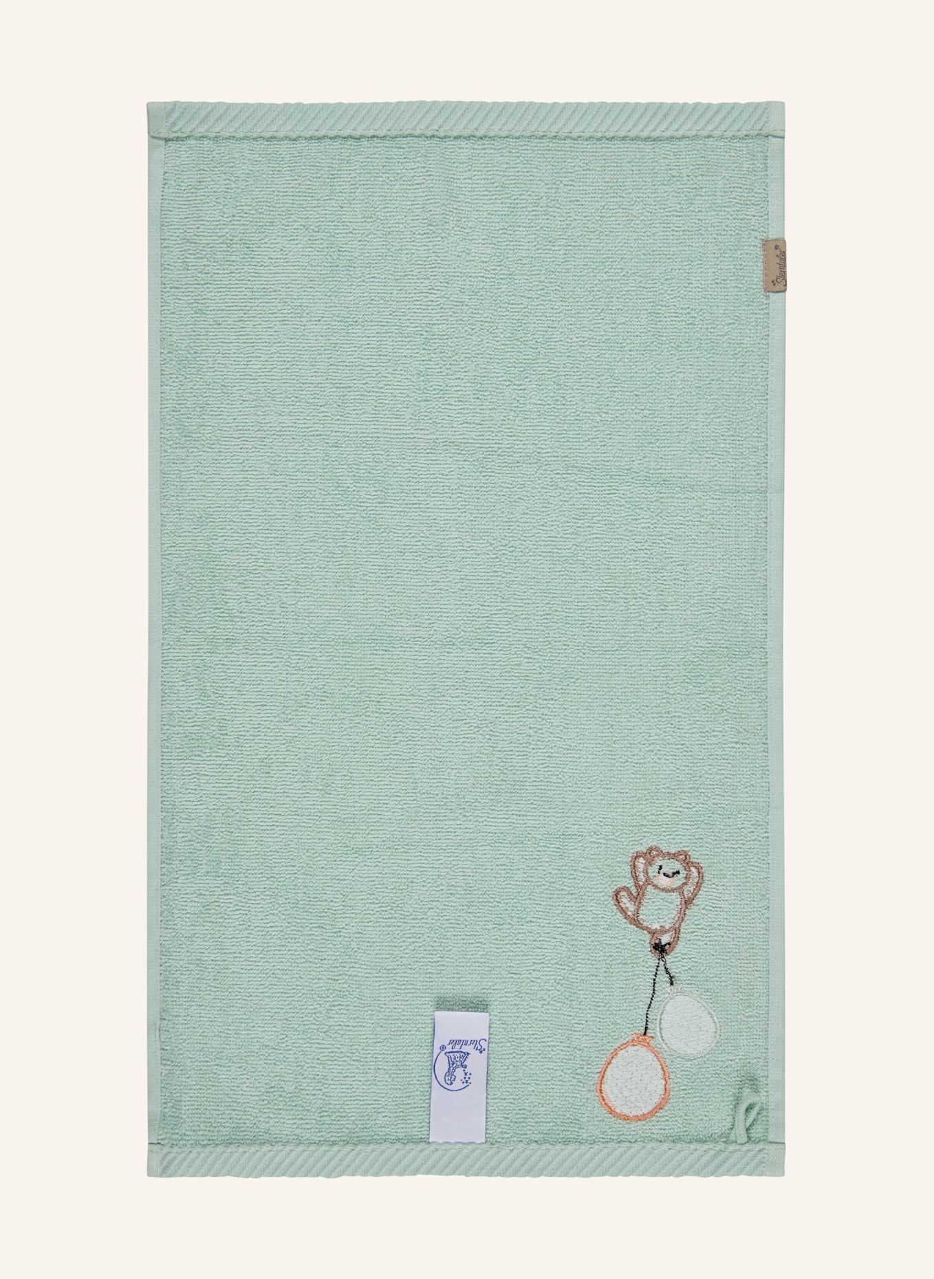 Sterntaler Kinderhandtuch 2er-Pack BÄR Bo: HELLGRÜN