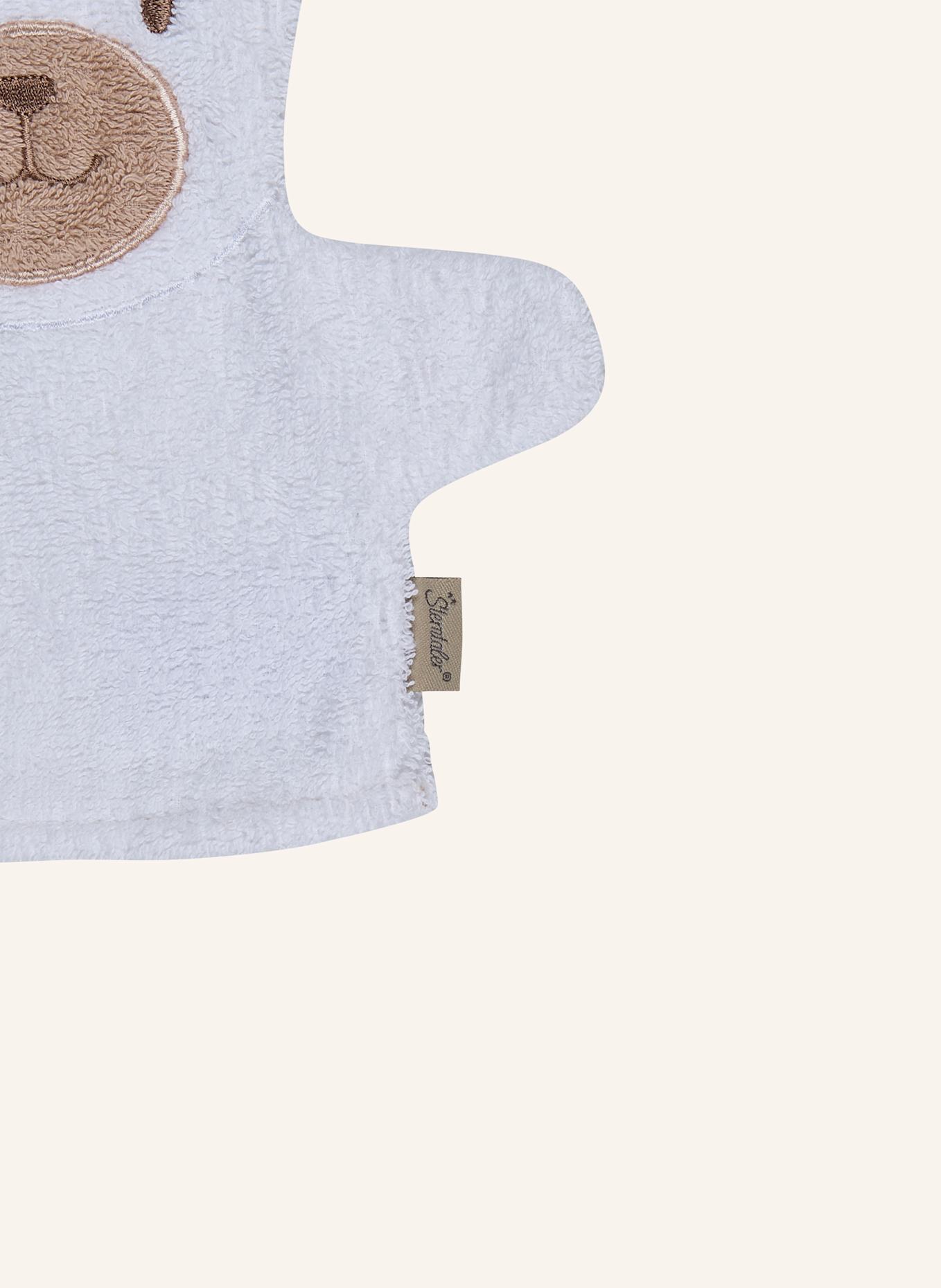 Sterntaler Waschhandschuh BÄR Betty: WEISS