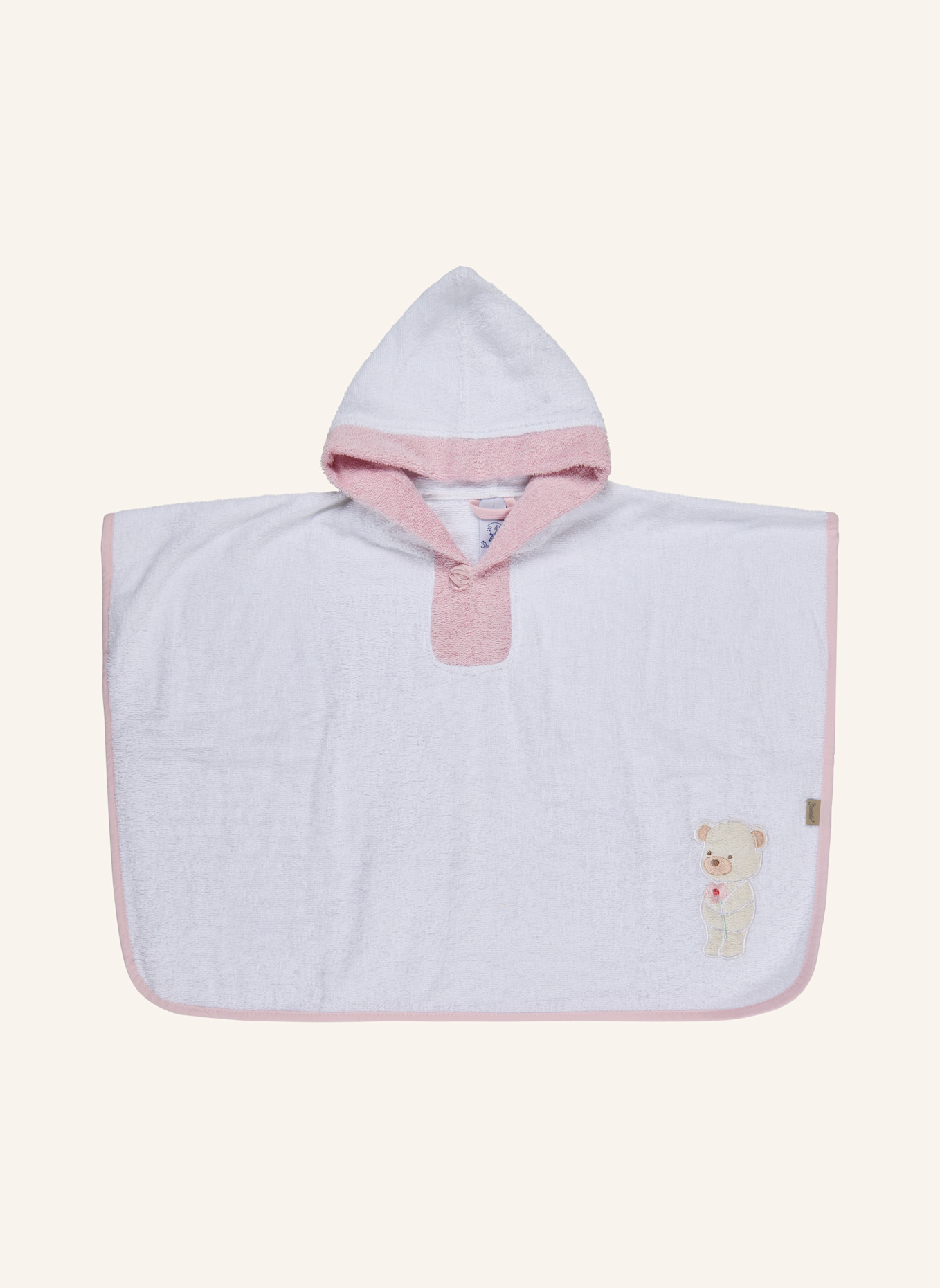 Sterntaler Poncho BÄR Betty: WEISS