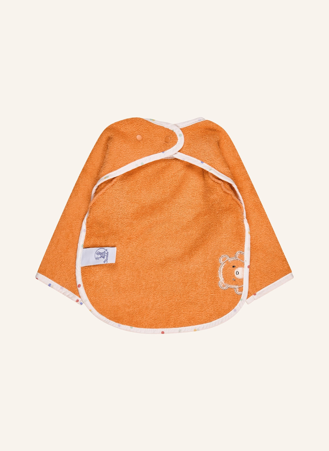 Sterntaler Ärmellätzchen BÄR Bo: ORANGE