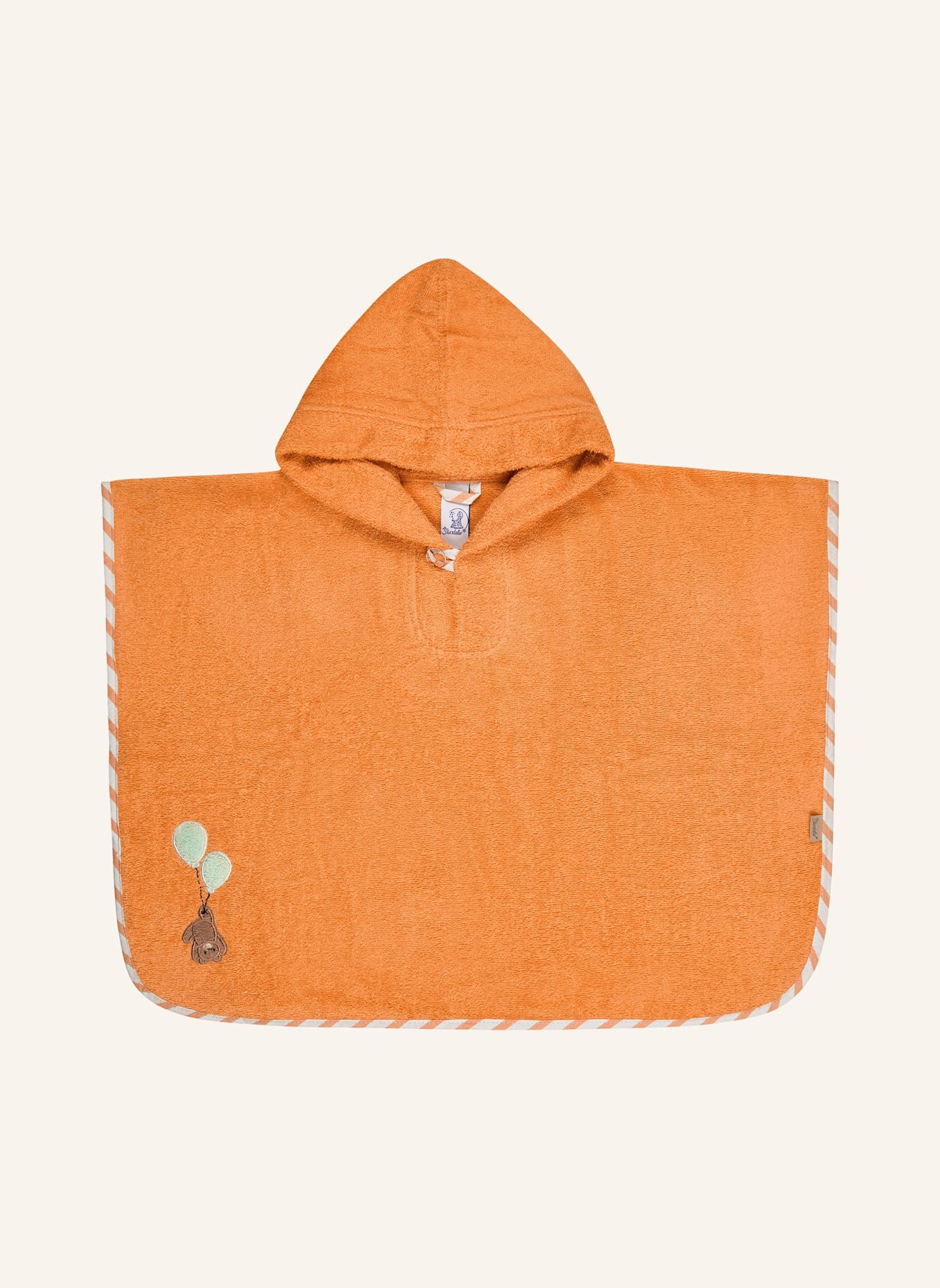 Sterntaler Poncho BÄR Bo: ORANGE