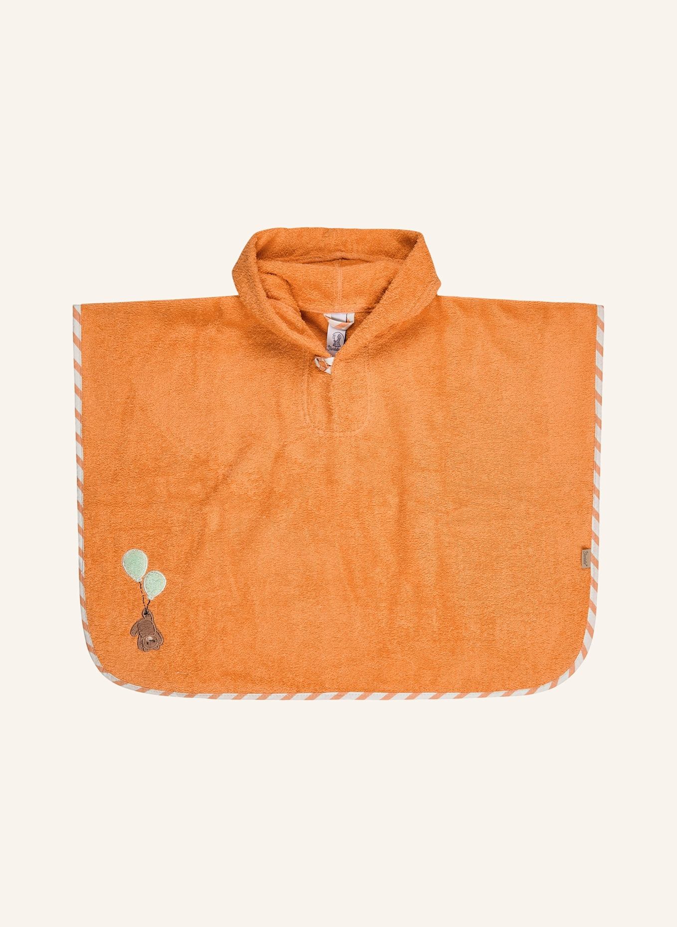 Sterntaler Poncho BÄR Bo: ORANGE