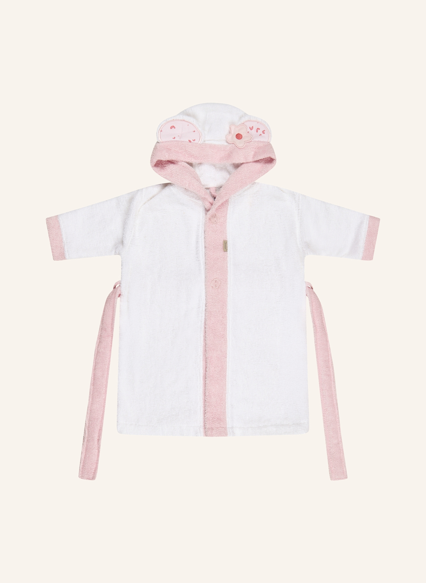 Sterntaler Bademantel BÄR Betty: WEISS