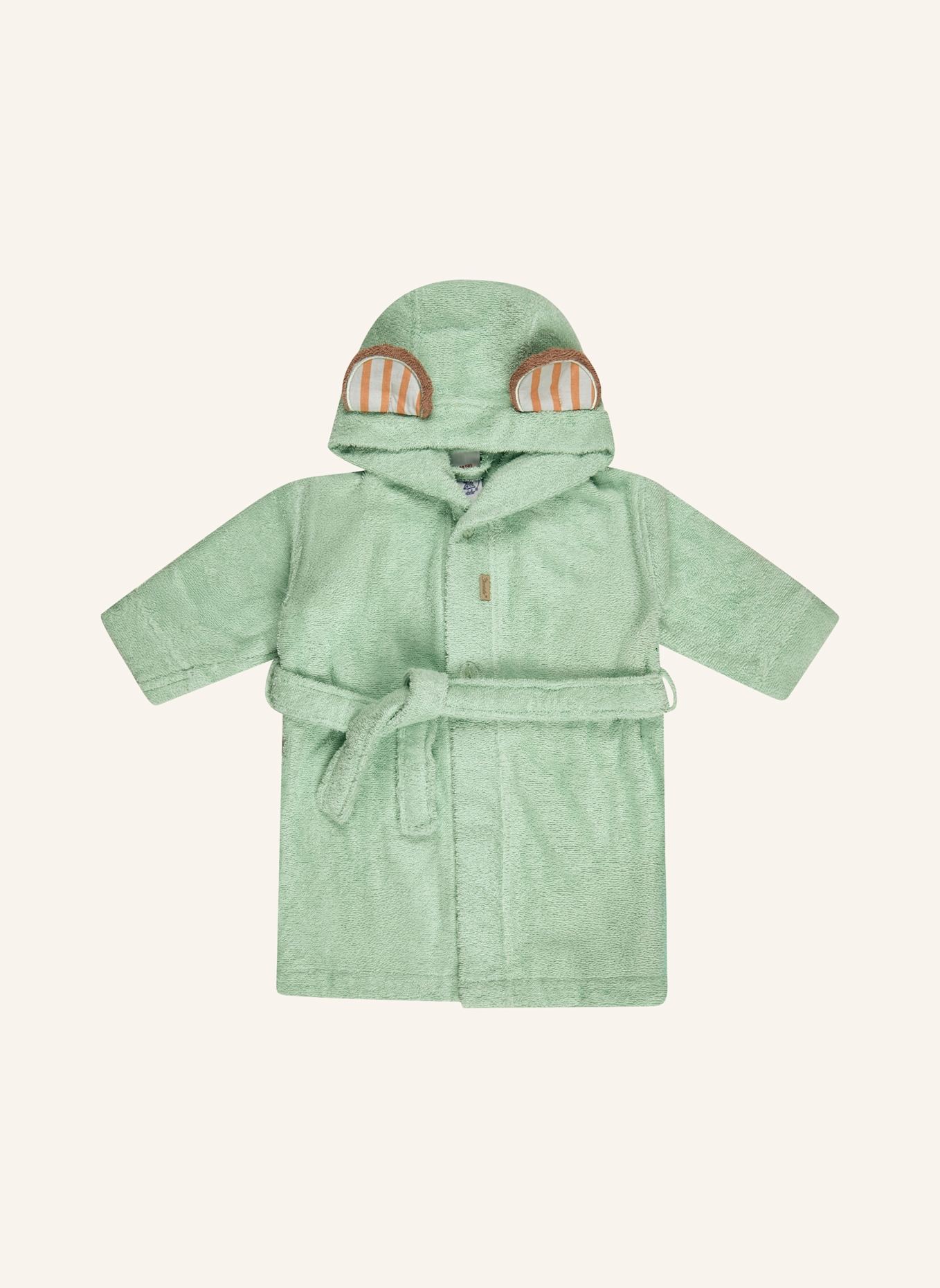 Sterntaler Bademantel BÄR Bo: HELLGRÜN