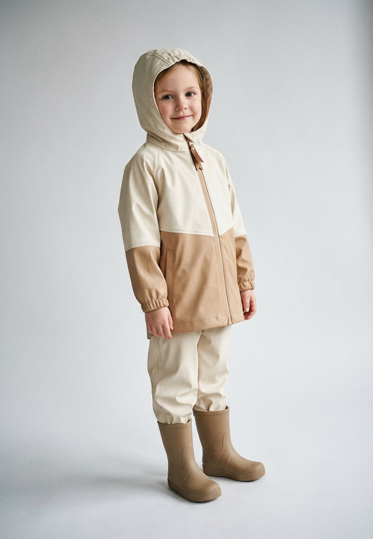 Sterntaler Regenjacke ungefüttert Farbmix: BRAUN