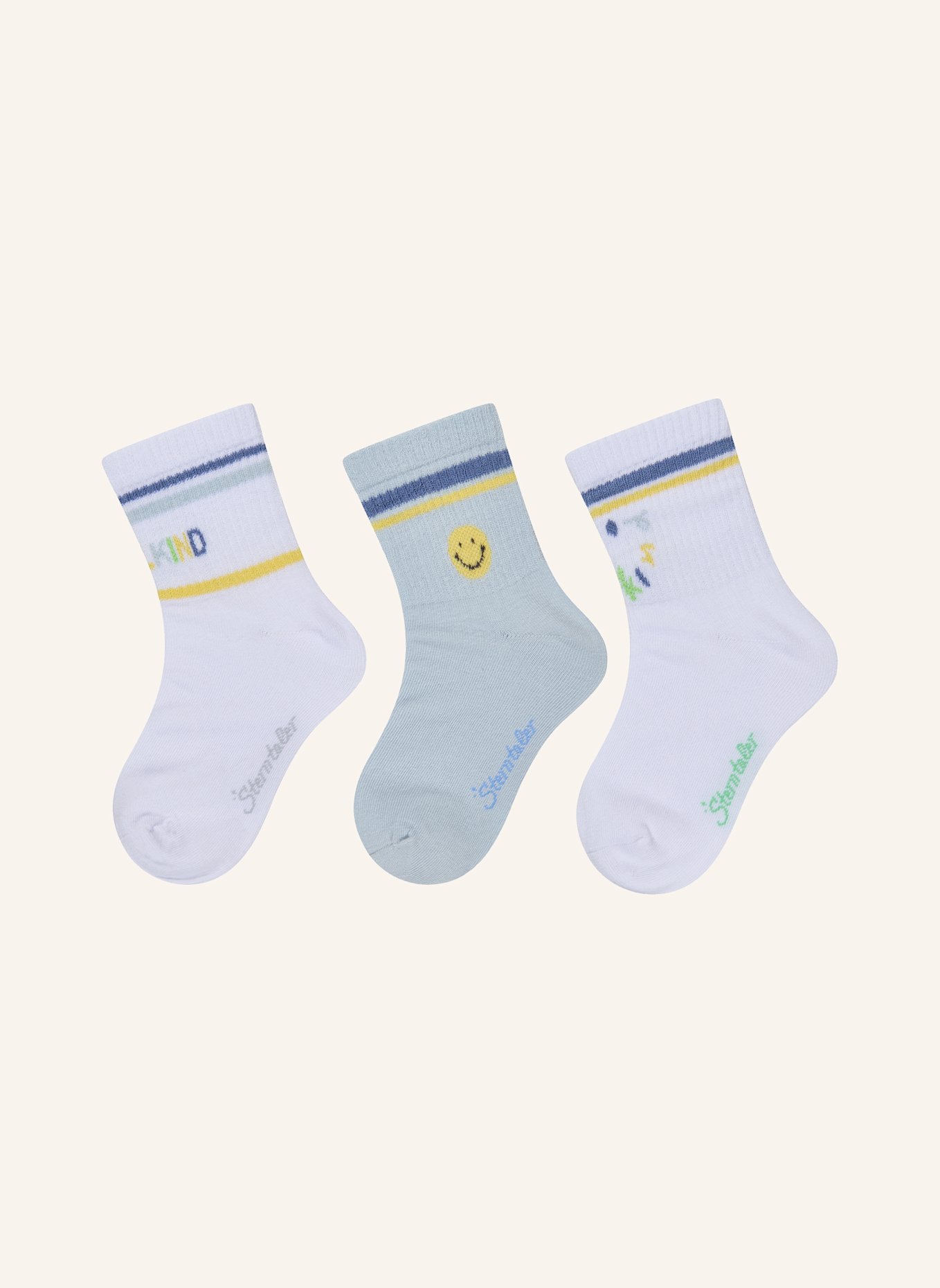 Sterntaler Socken 3er-Pack Schulkind: BLAU