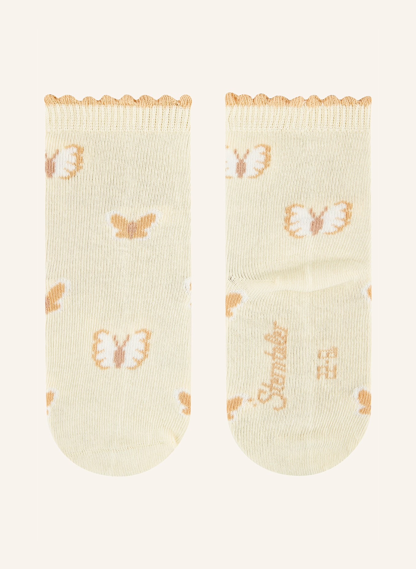 Sterntaler Socken 3er-Pack Schmetterling: GELB