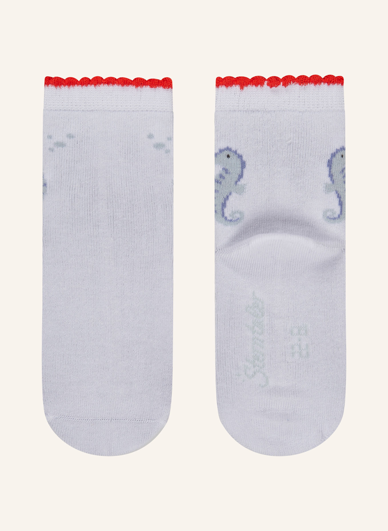 Sterntaler Socken 3er-Pack Seepferdchen: WEISS