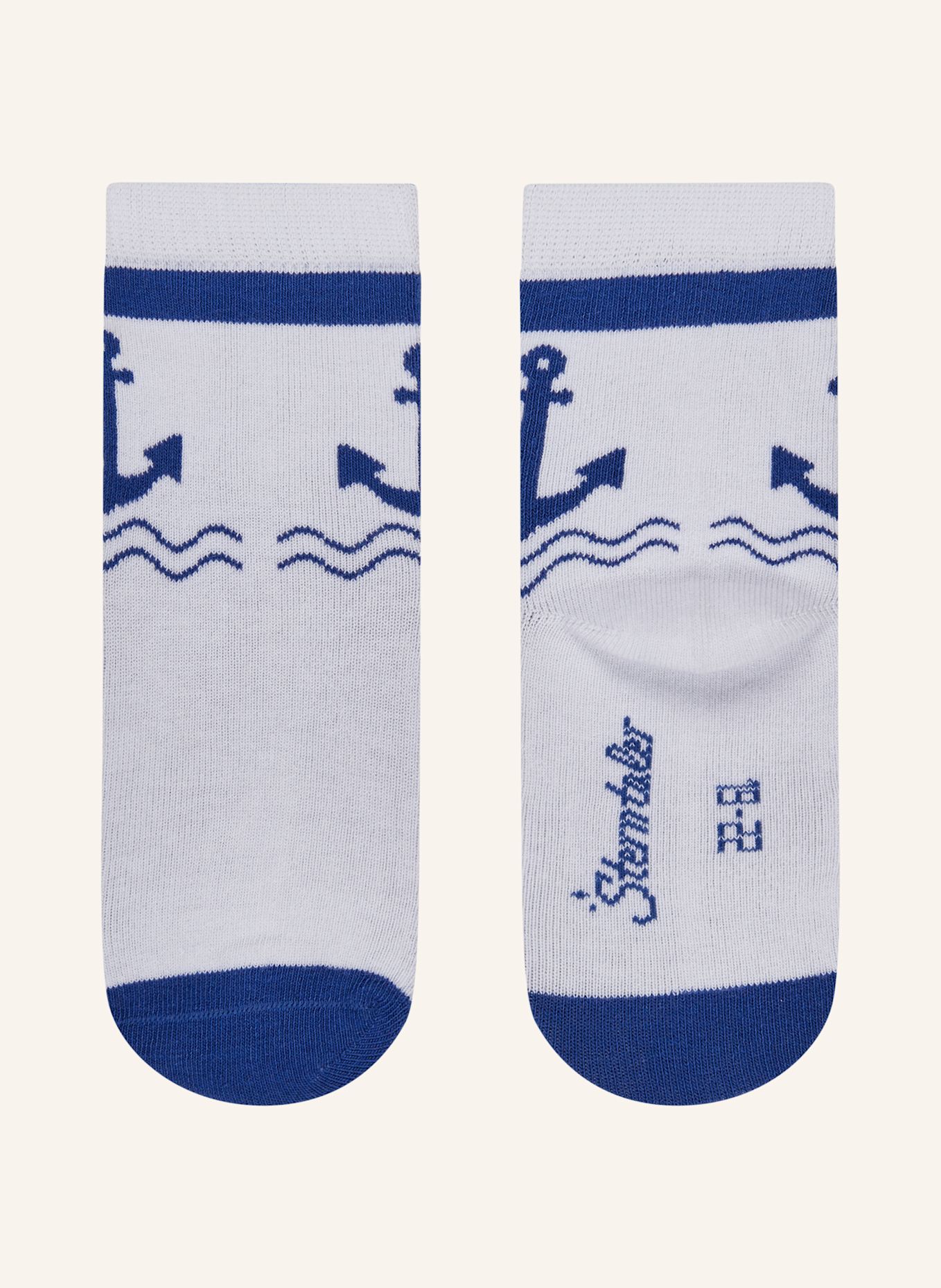 Sterntaler Socken 3er-Pack Anker: WEISS