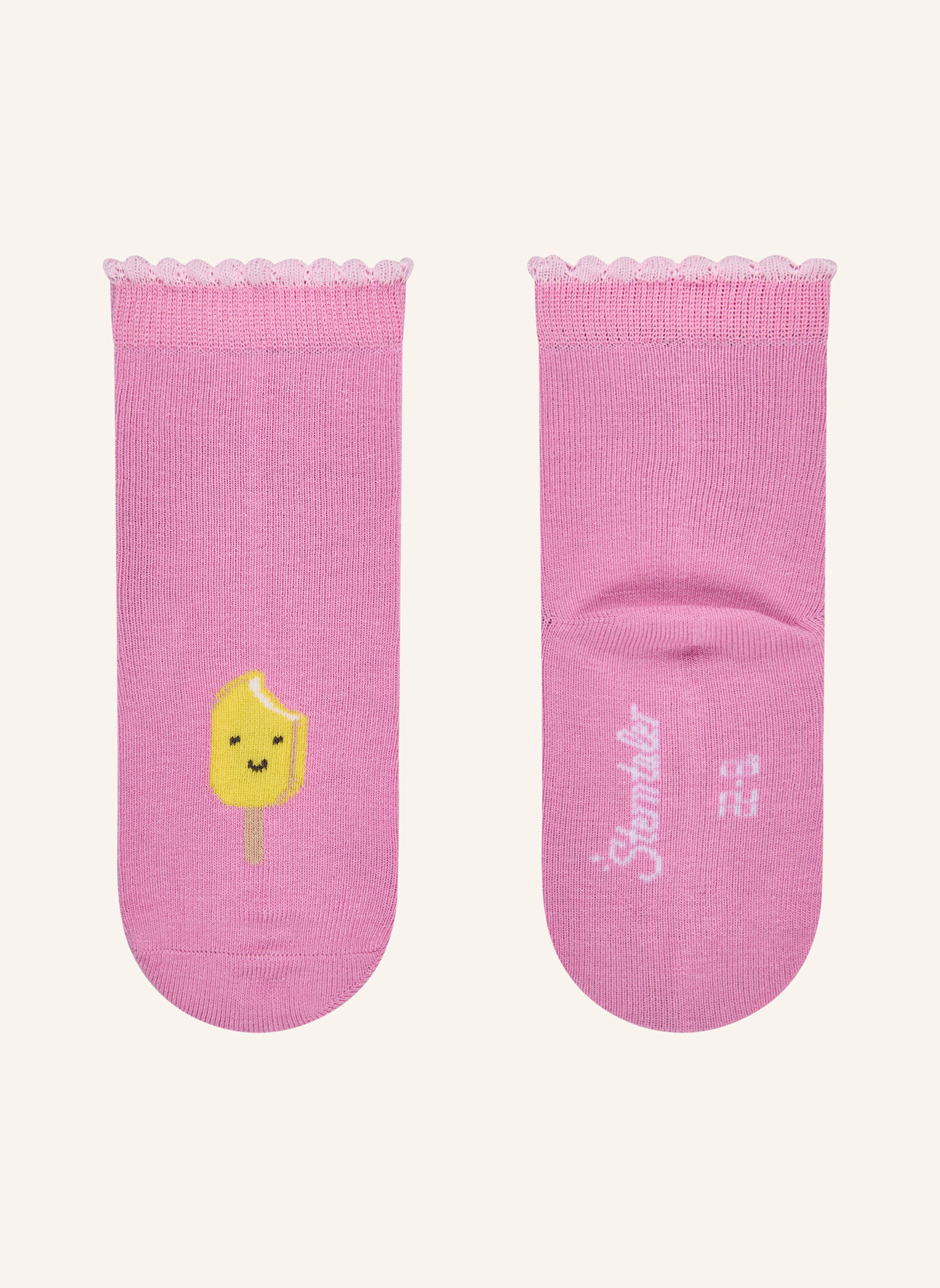 Sterntaler Socken 3er-Pack Eis am Stiel: WEISS