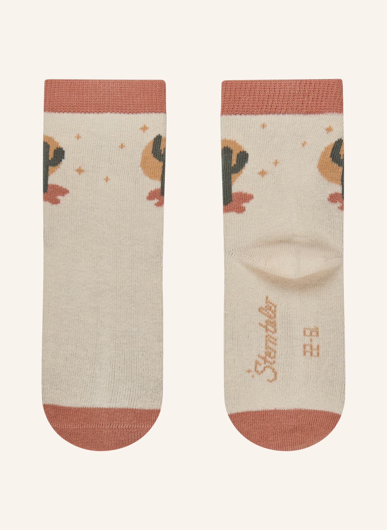 Sterntaler Socken 4er-Pack Kaktus: WEISS