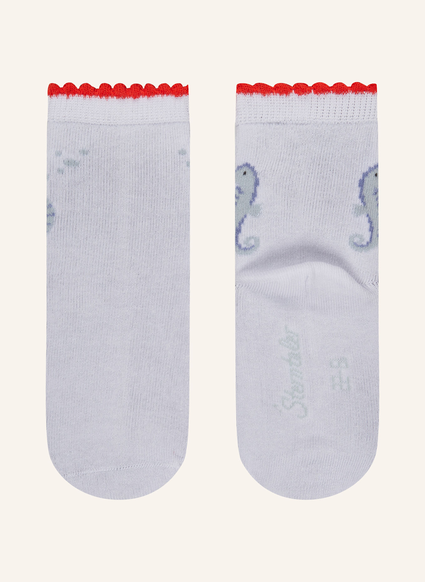 Sterntaler Socken 6er-Pack Seepferdchen: WEISS