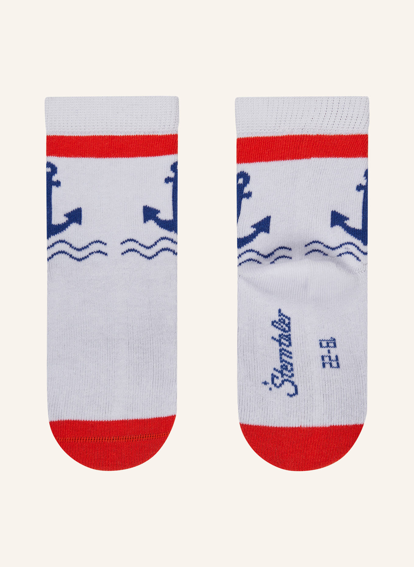 Sterntaler Socken 6er-Pack Anker: WEISS