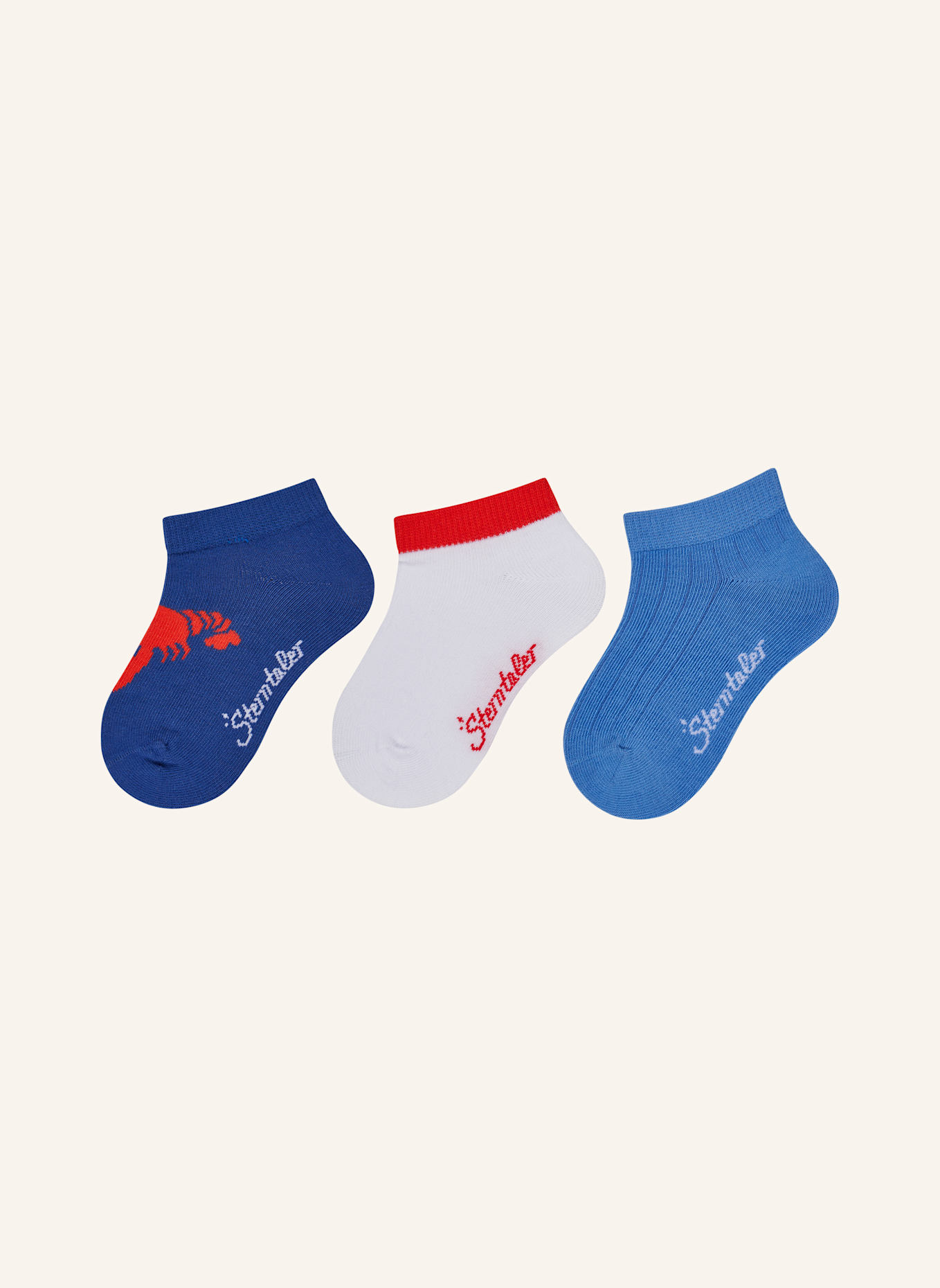 Sterntaler Sneaker Socken 3er-Pack Krebs: BLAU