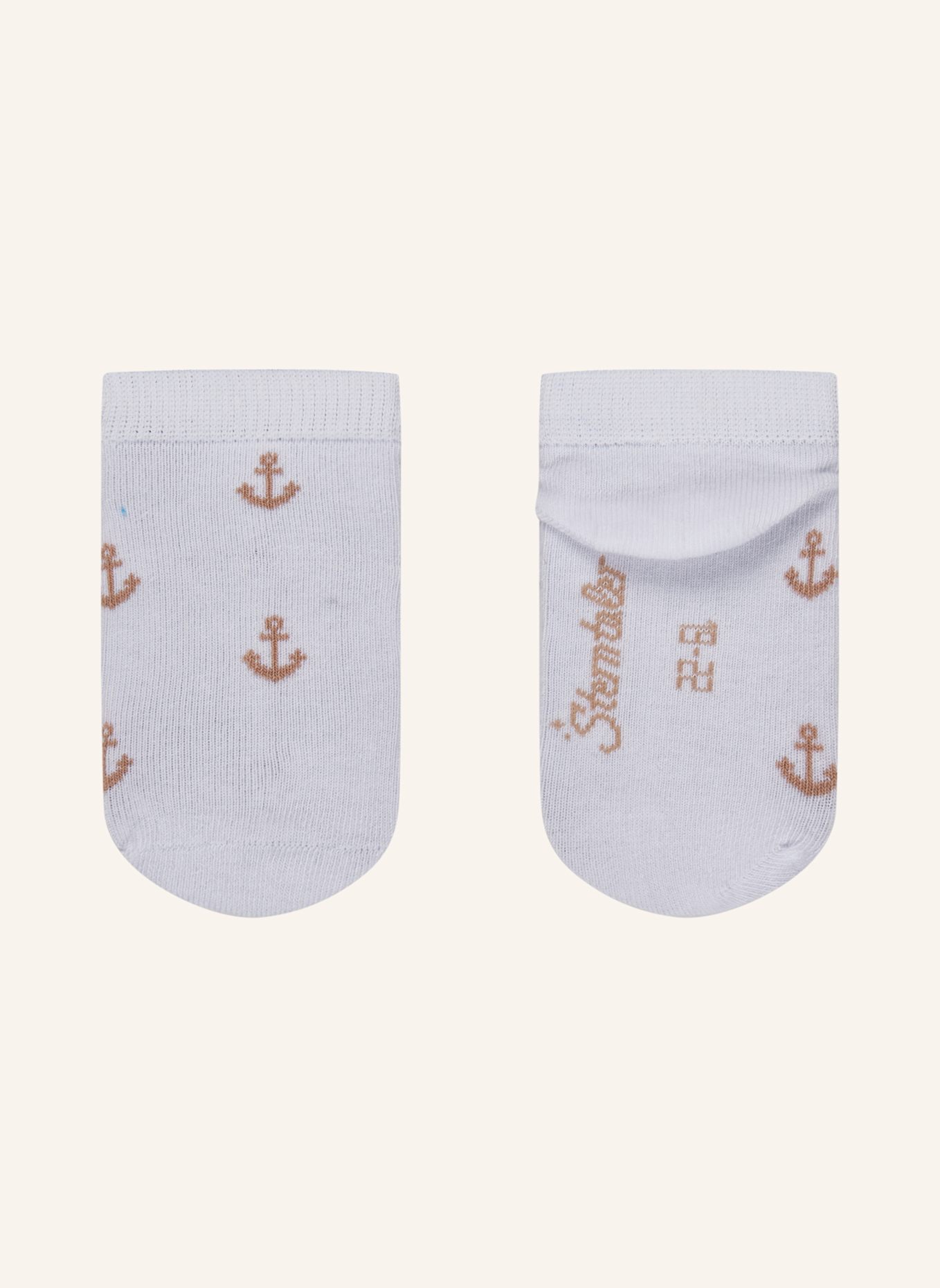 Sterntaler Sneaker Socken 3er-Pack Hippo: HELLGRAU