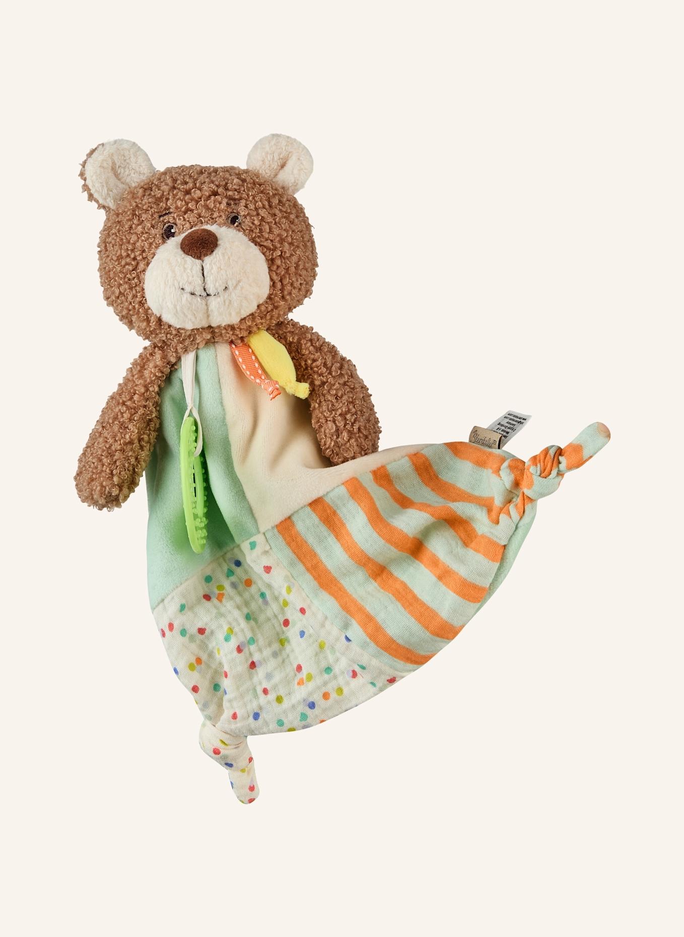 Sterntaler Schmusetuch M BÄR Bo: WEISS