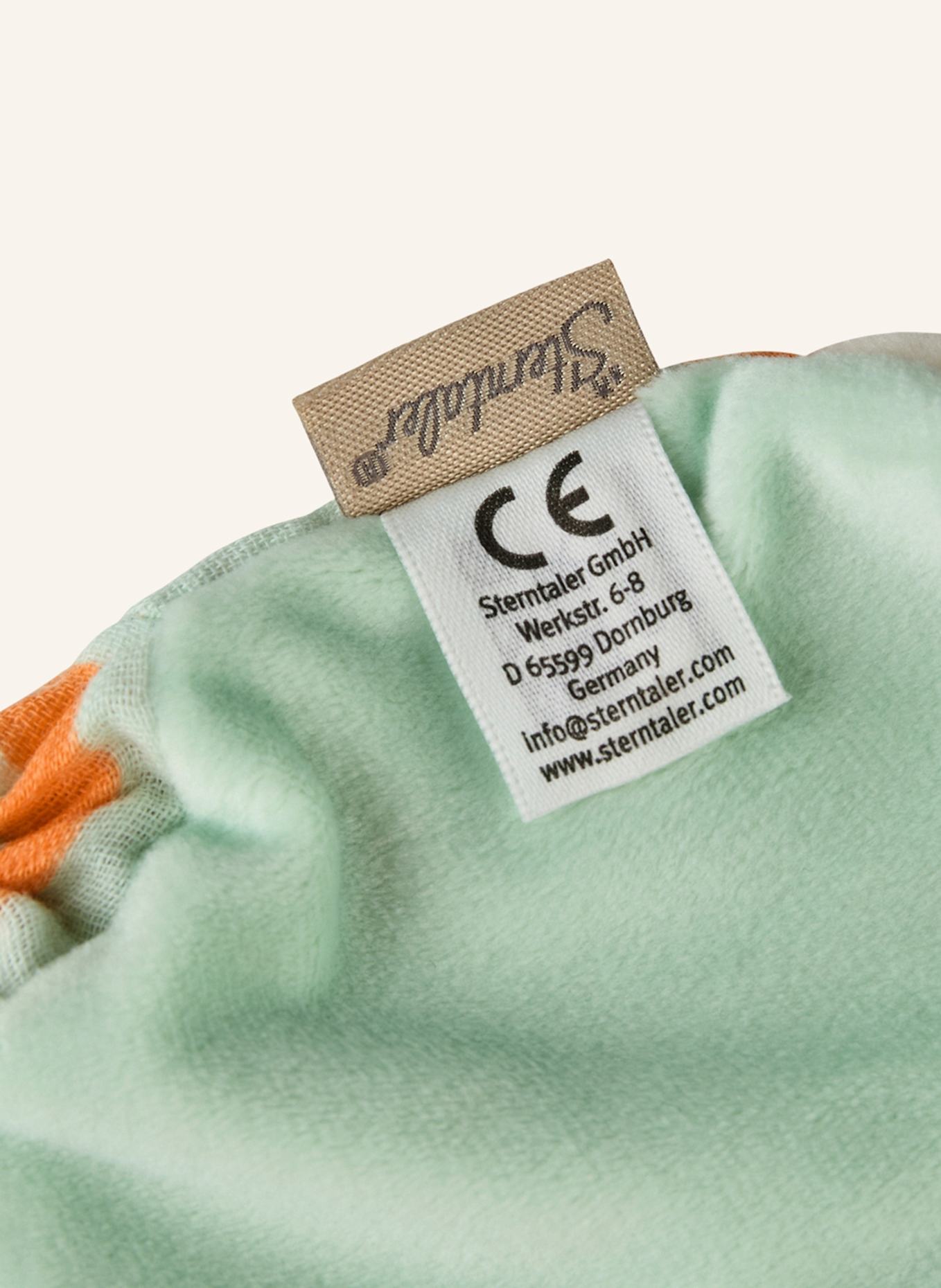 Sterntaler Schmusetuch M BÄR Bo: WEISS