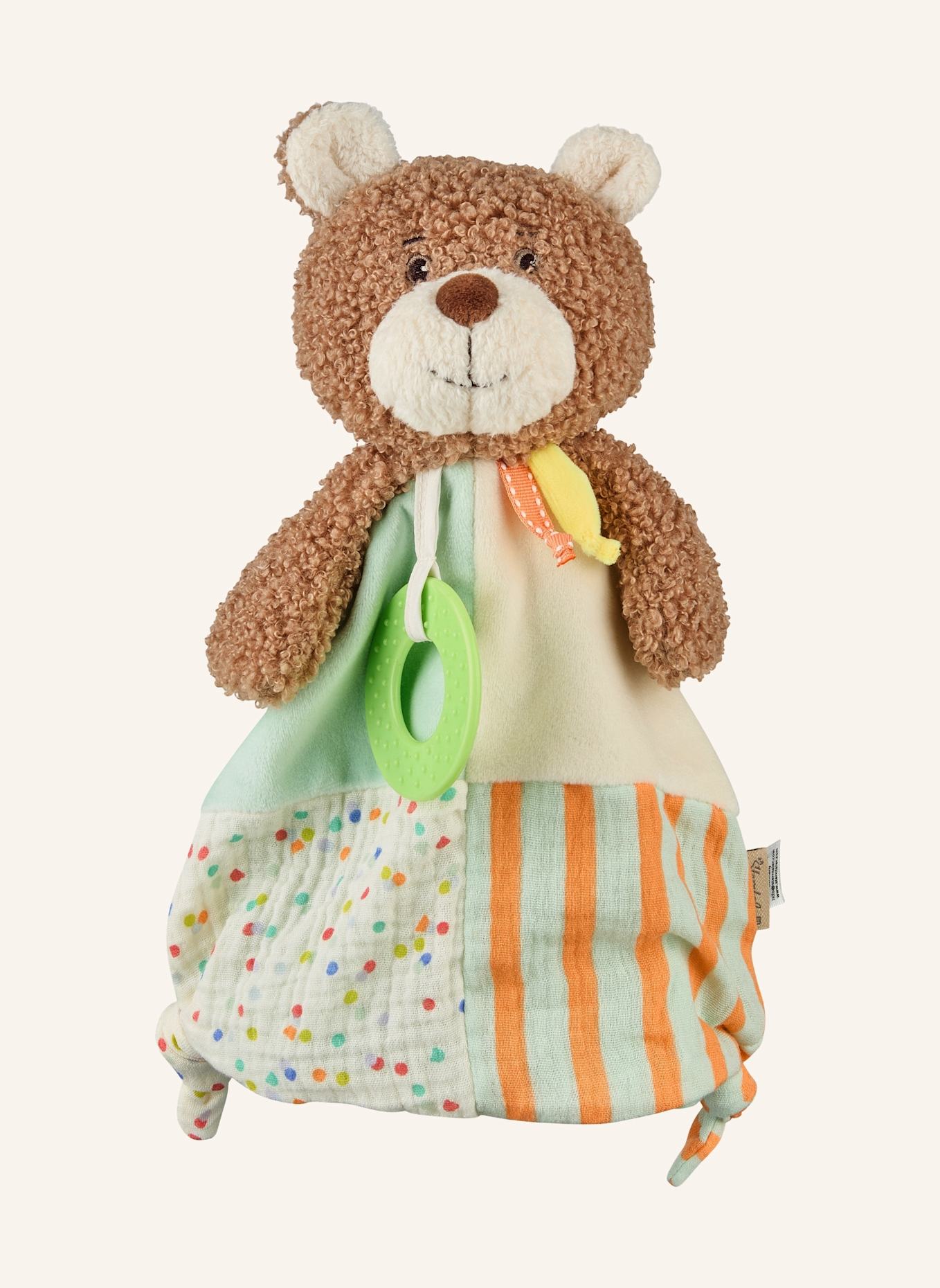 Sterntaler Schmusetuch M BÄR Bo: WEISS