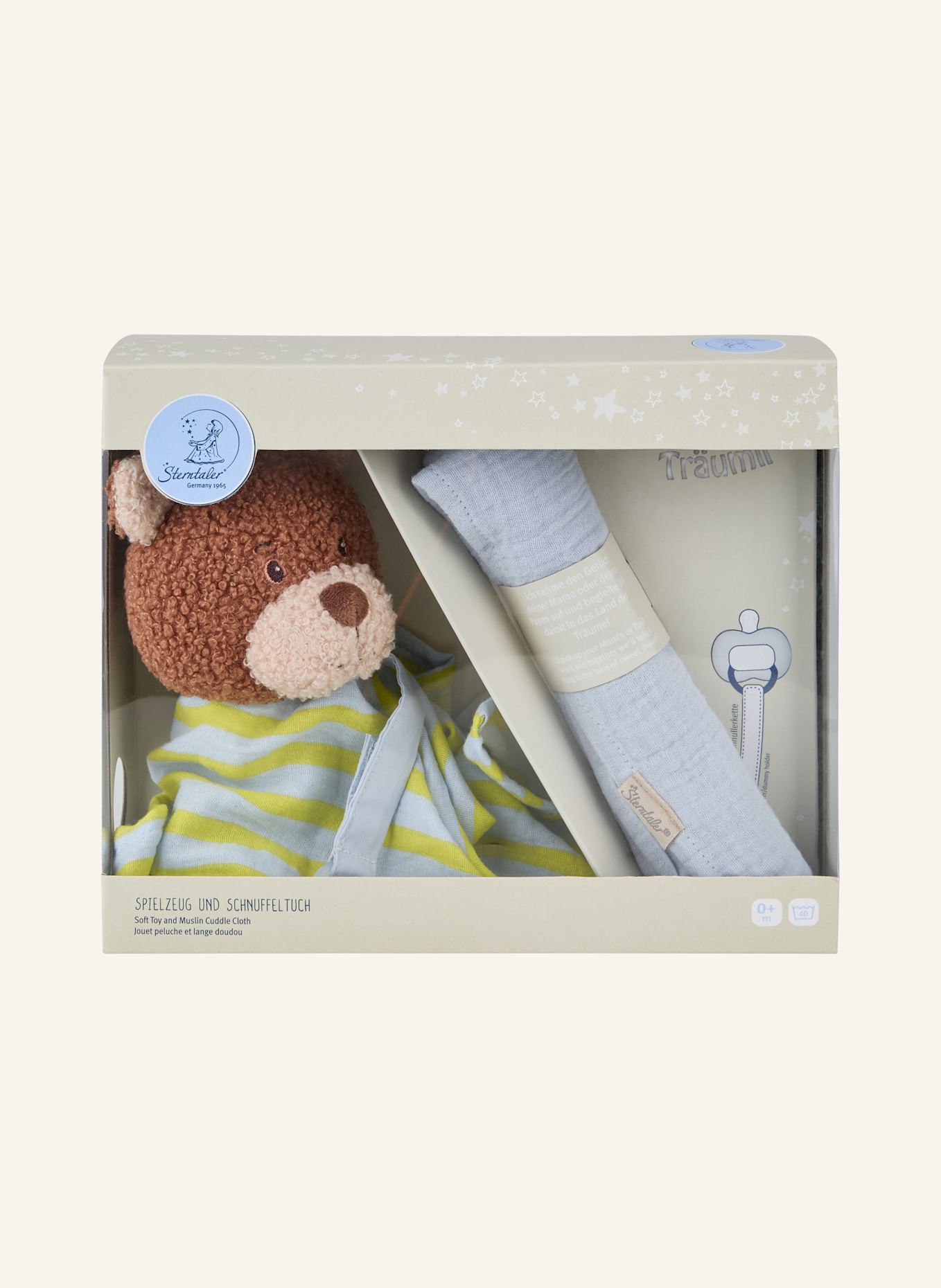 Sterntaler Träumli-Set BÄR Bob: HELLBLAU