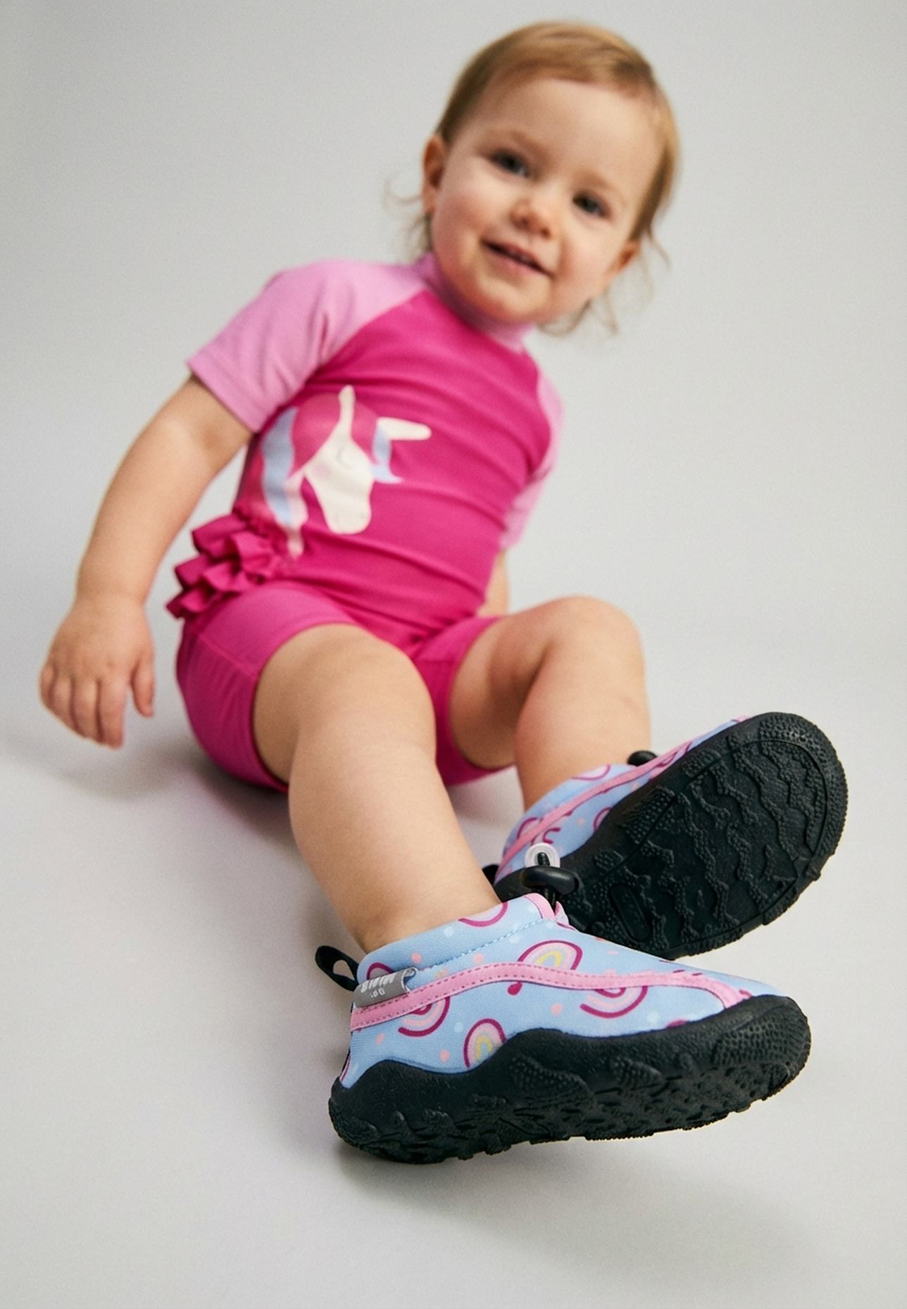 Sterntaler Badeschuhe Regenbogen: BLAU