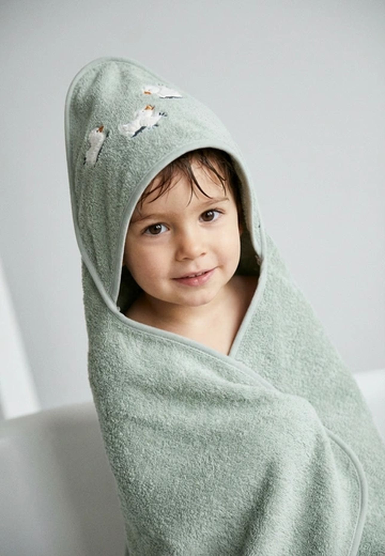 Sterntaler Kapuzenbadetuch 80 x 80 cm Edda: TÜRKIS