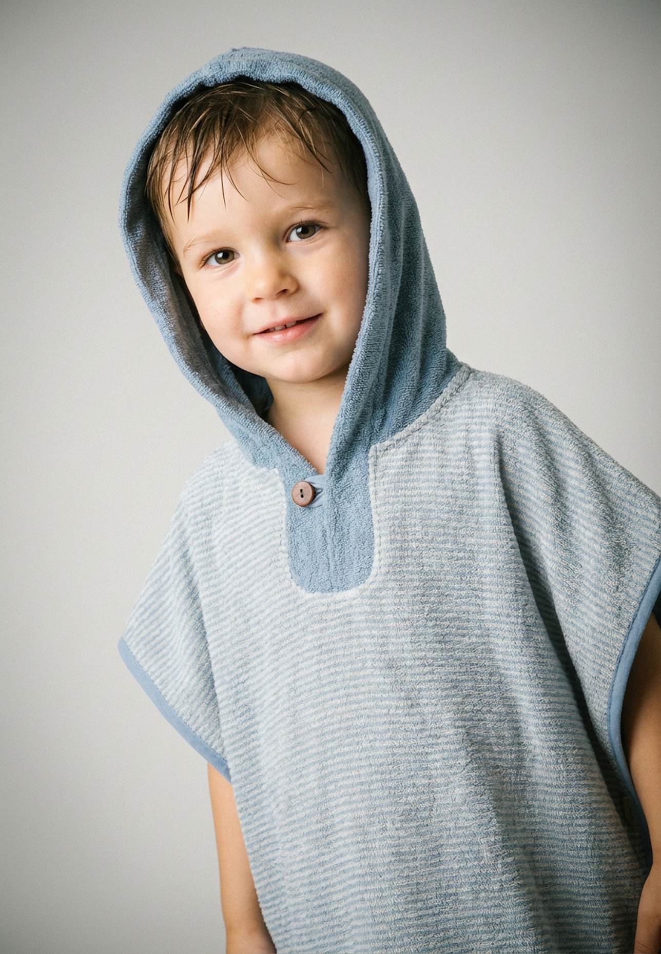 Sterntaler Badeponcho Filou: HELLBLAU