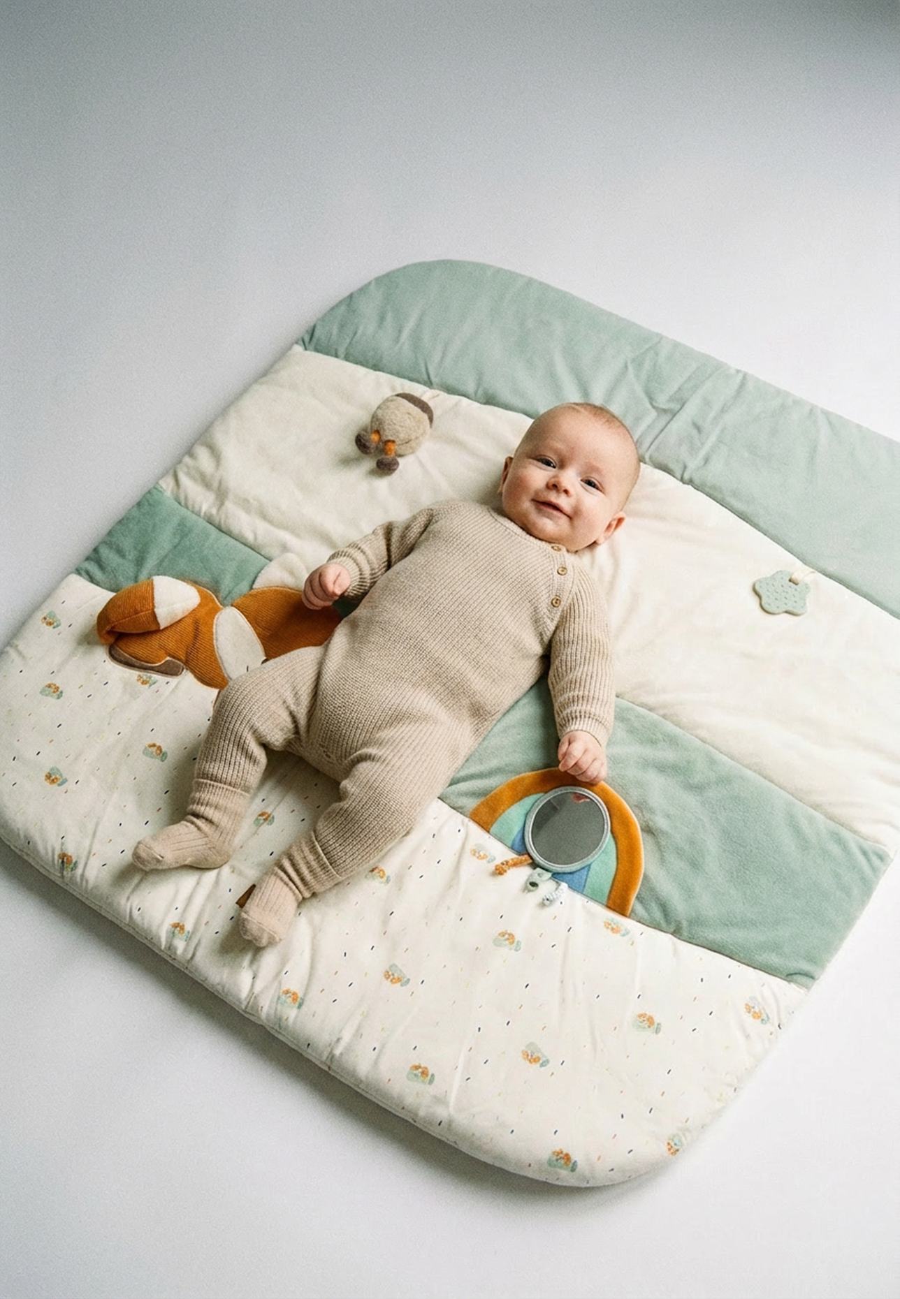 Sterntaler Spieldecke Filou: HELLGRAU