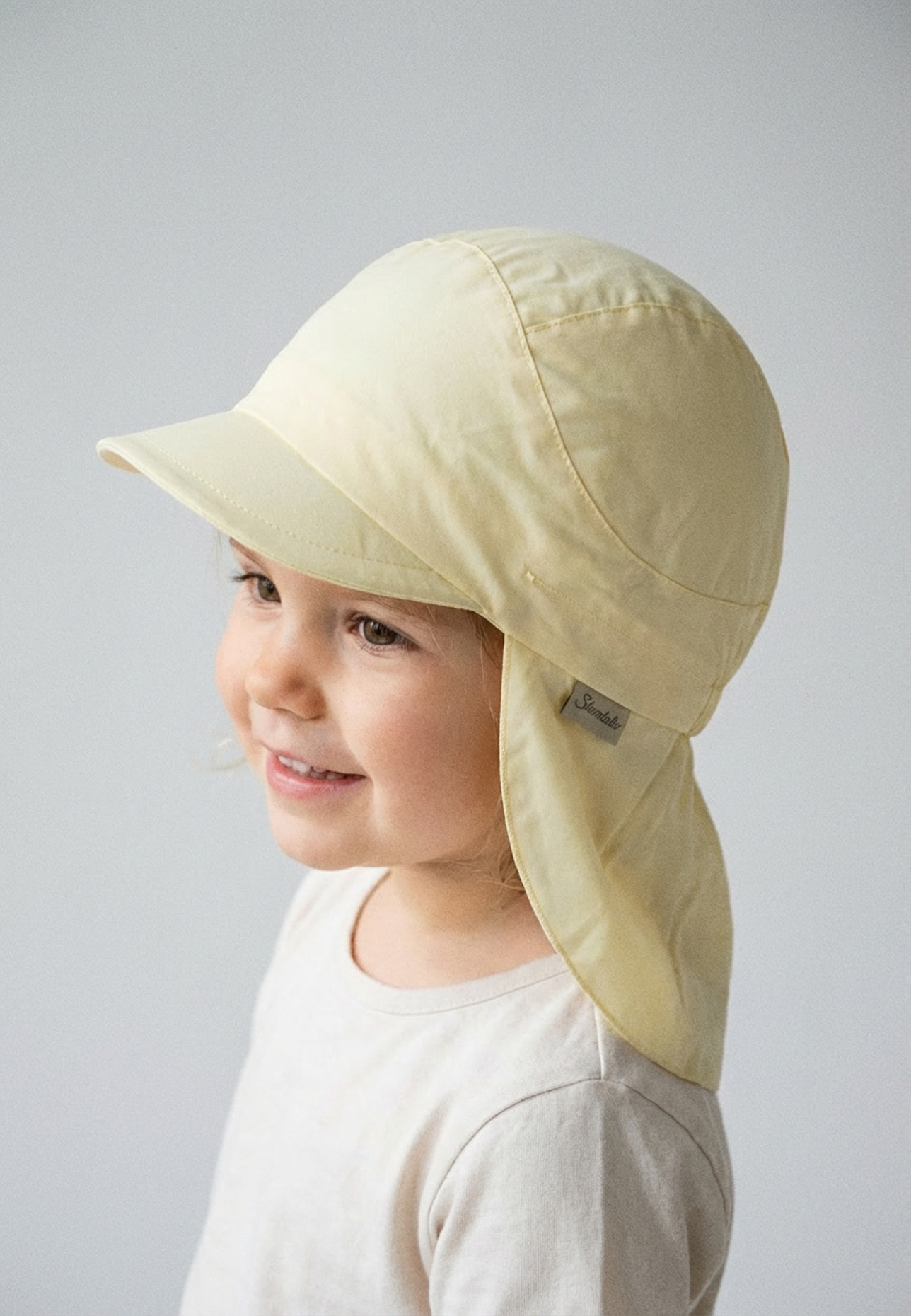 Sterntaler Schirmmütze mit Nackenschutz Basic: GELB