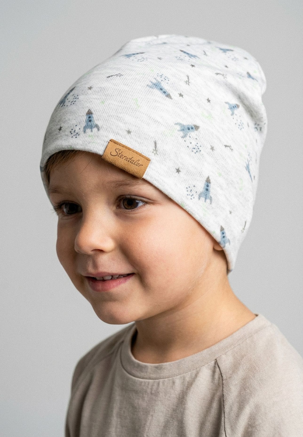 Sterntaler Beanie Rakete: SILBER