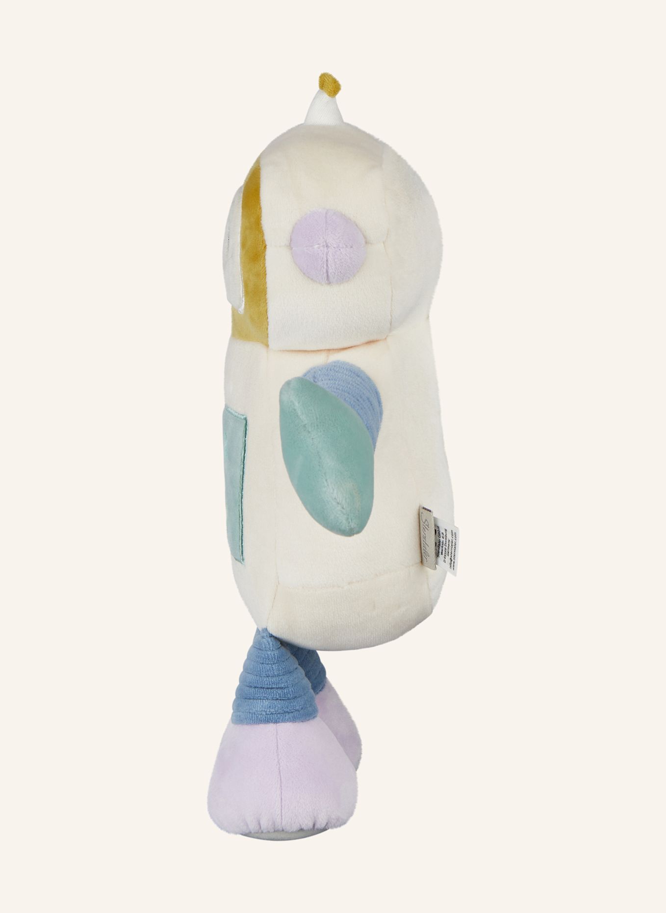 Sterntaler Kuscheltier L ROBOTER Robbie: WEISS