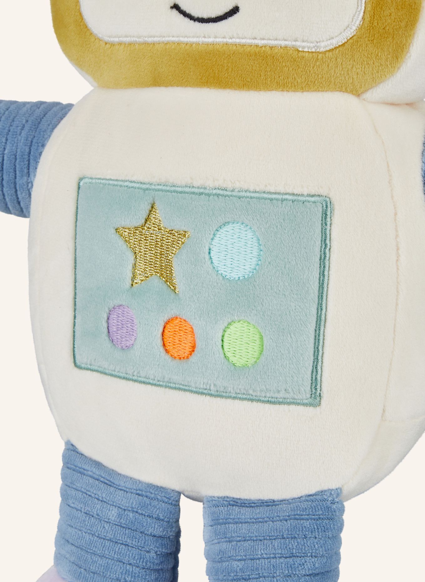 Sterntaler Kuscheltier L ROBOTER Robbie: WEISS
